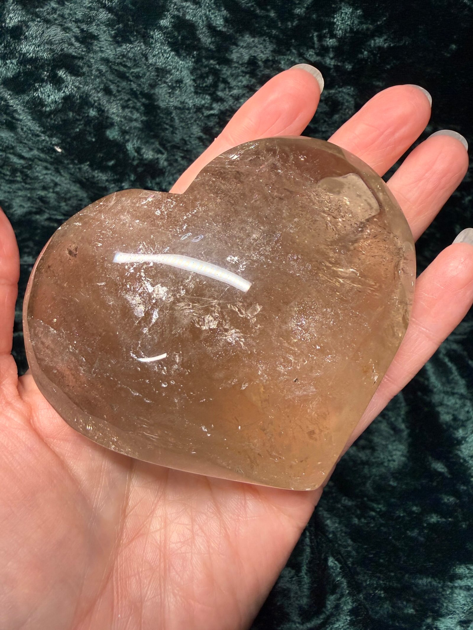 Smoky Quartz Heart