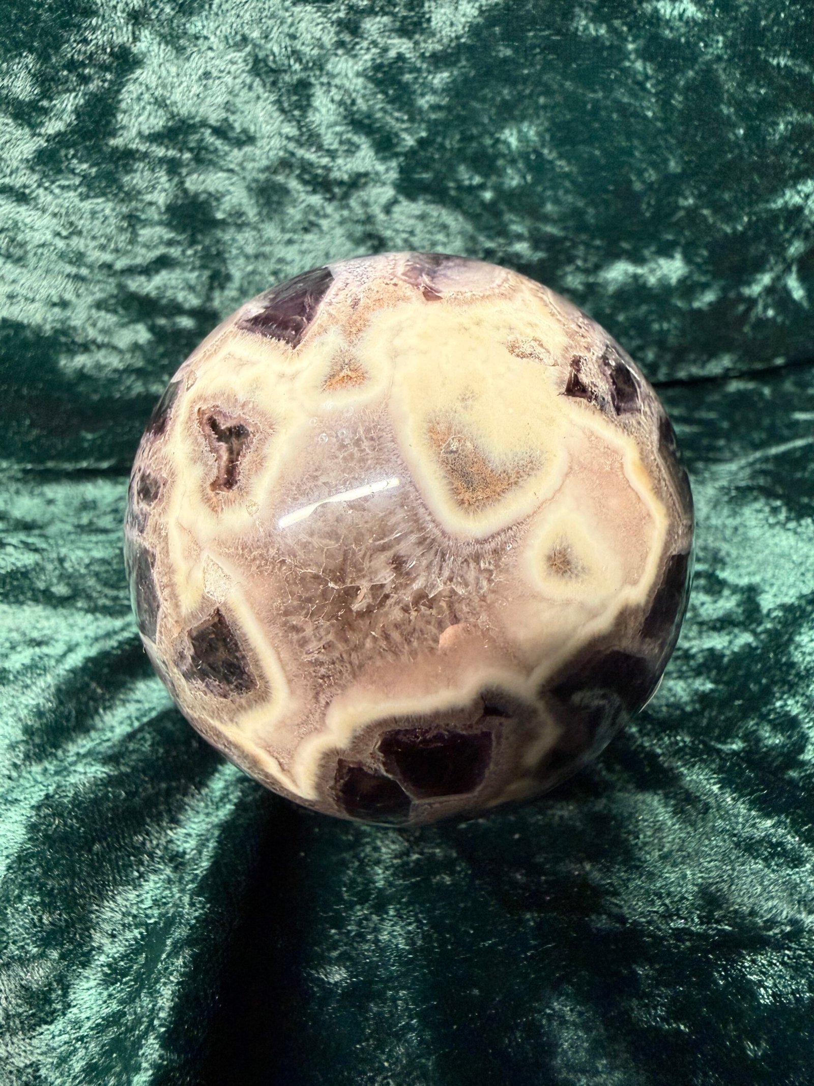 Chevron Amethyst (Dream) Sphere - Image 2