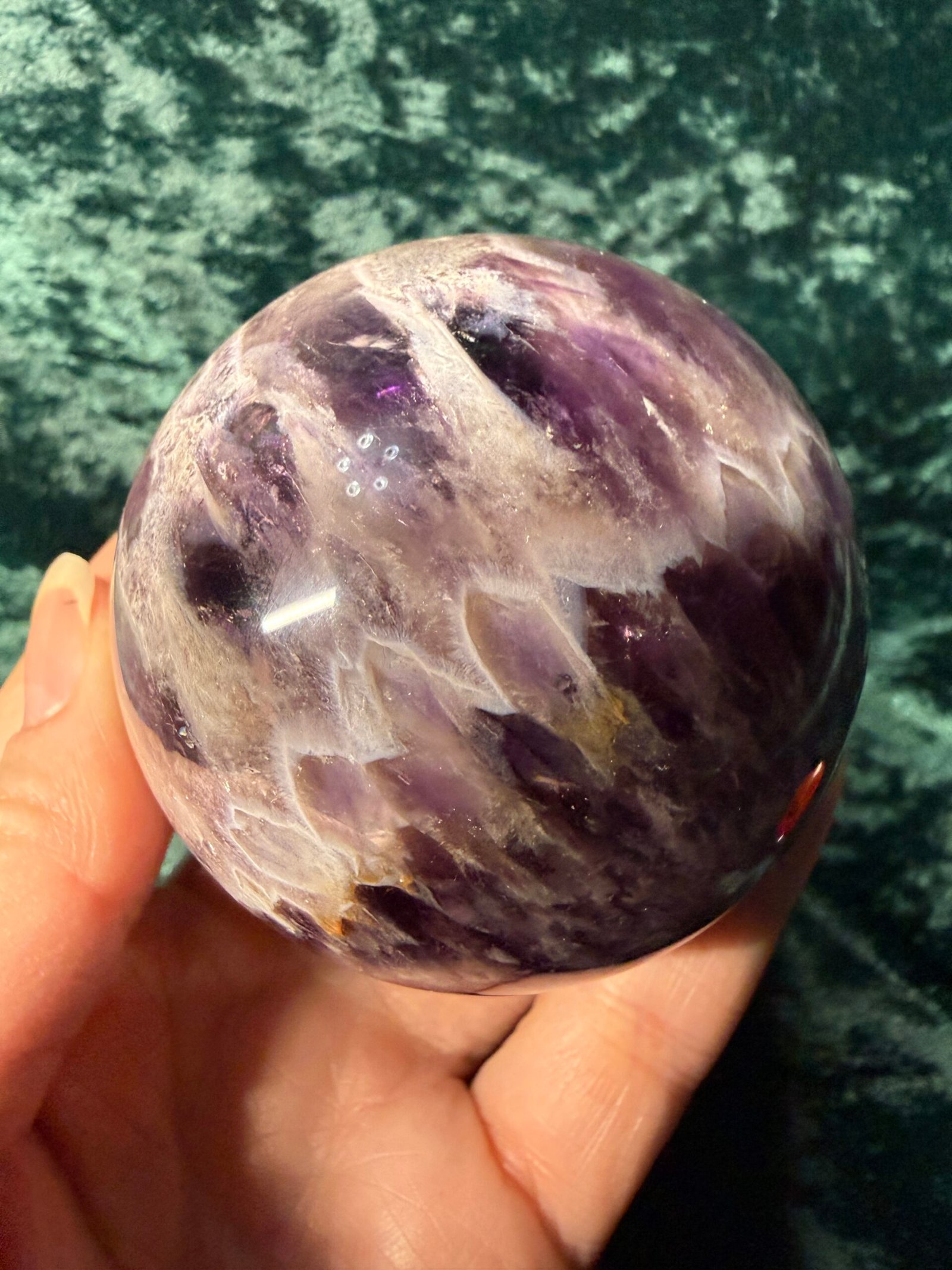 Chevron Amethyst (Dream) Sphere - Image 4