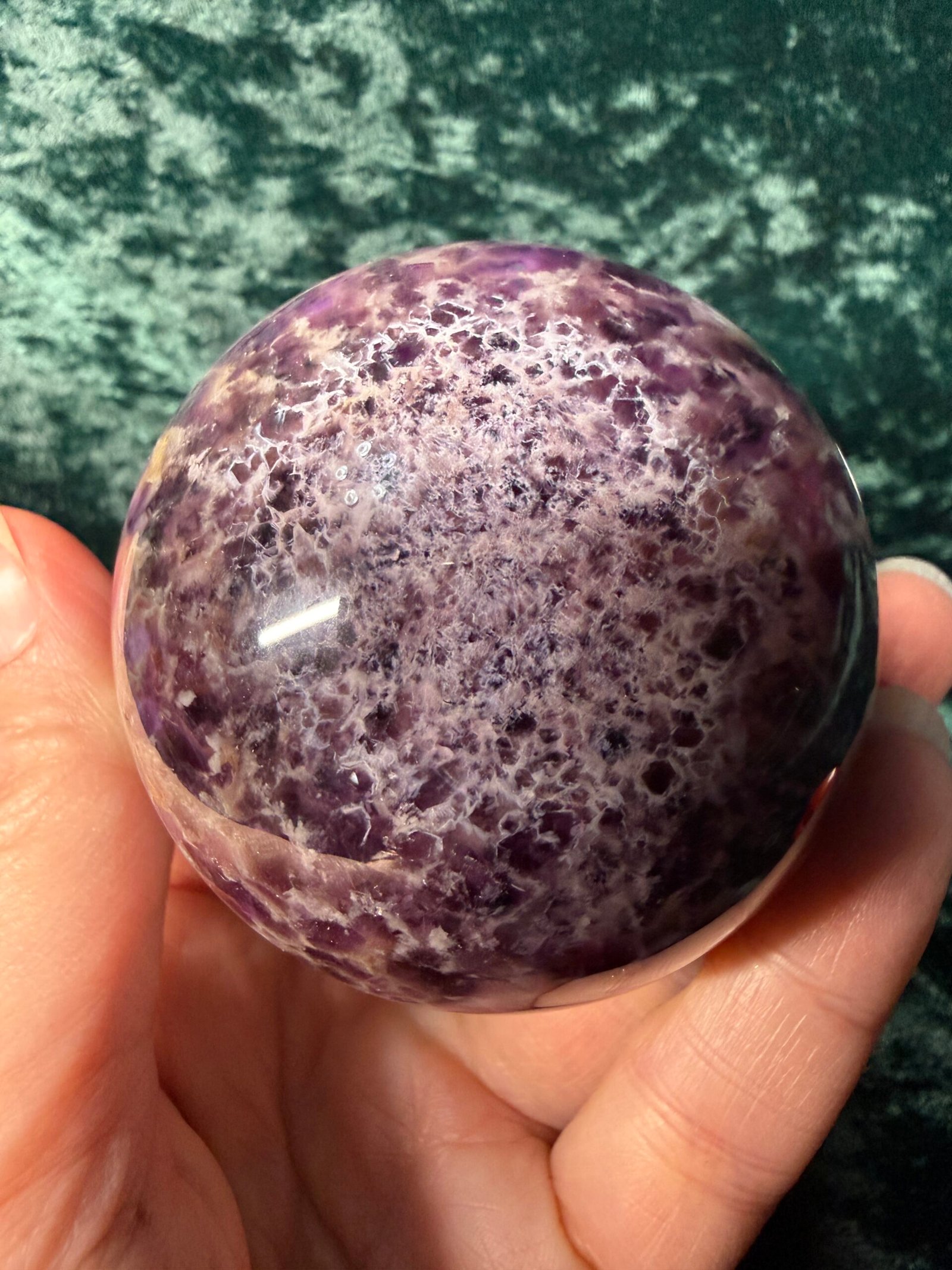 Chevron Amethyst (Dream) Sphere - Image 5