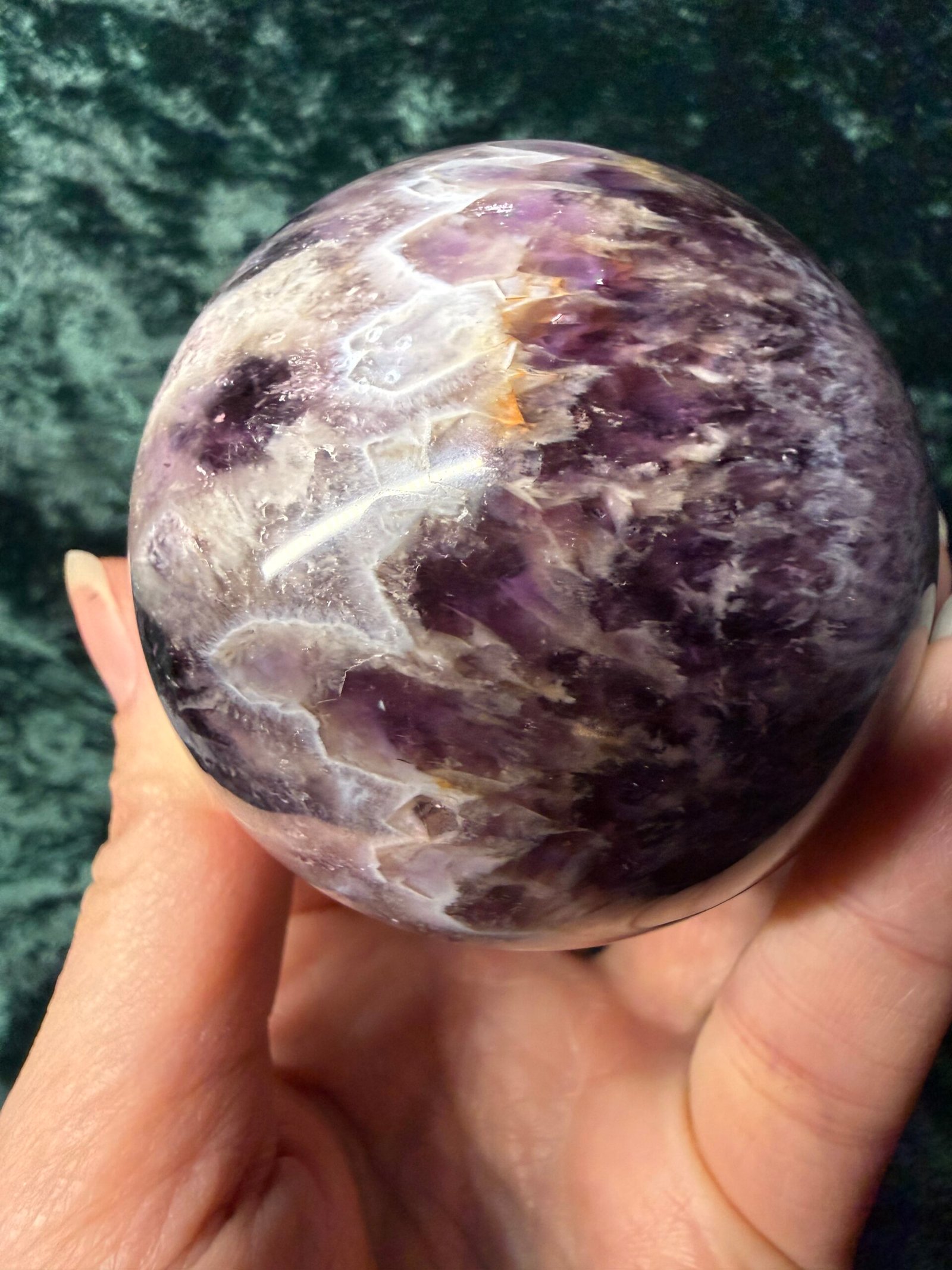 Chevron Amethyst (Dream) Sphere - Image 7