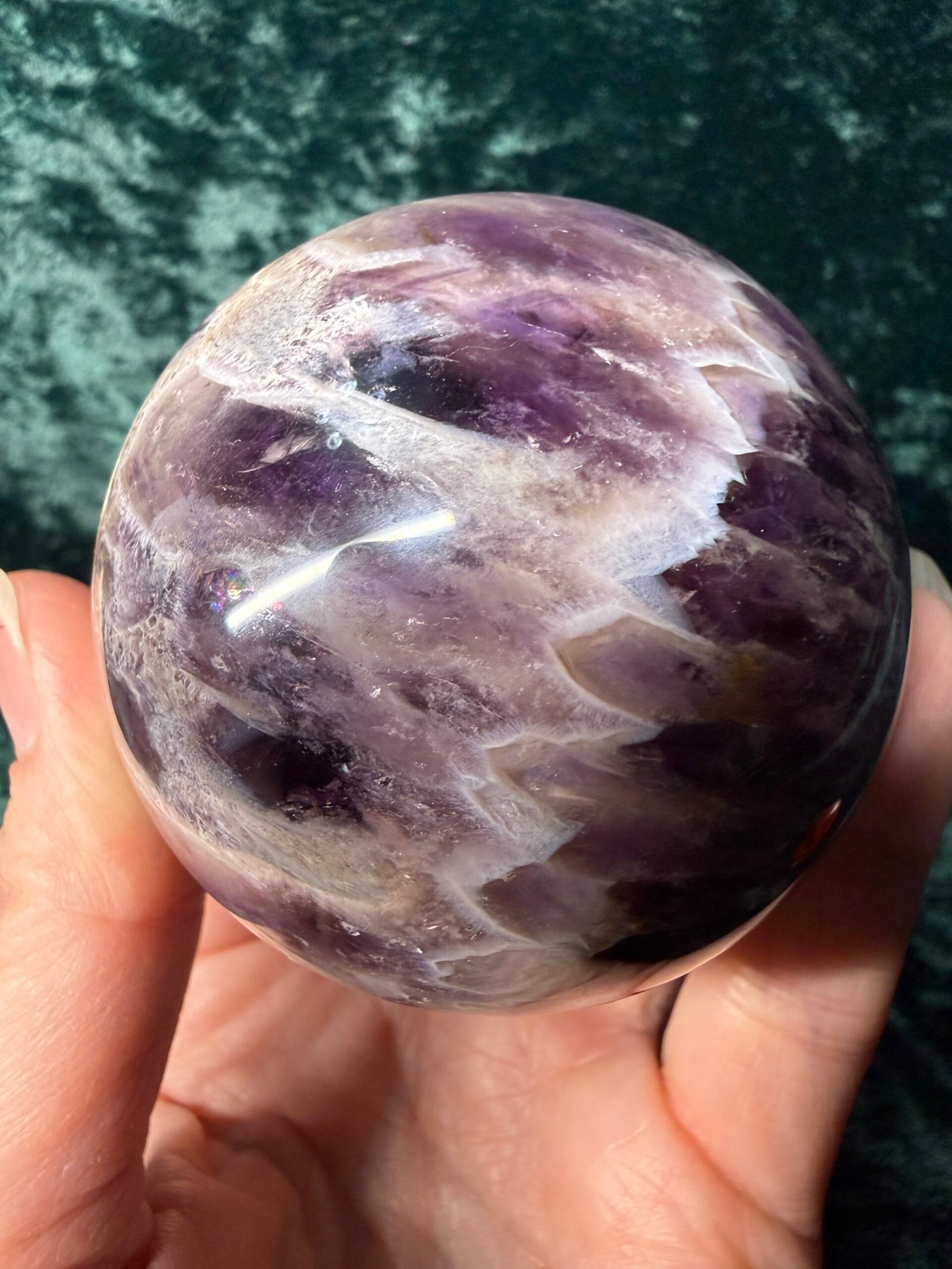 Chevron Amethyst (Dream) Sphere - Image 8