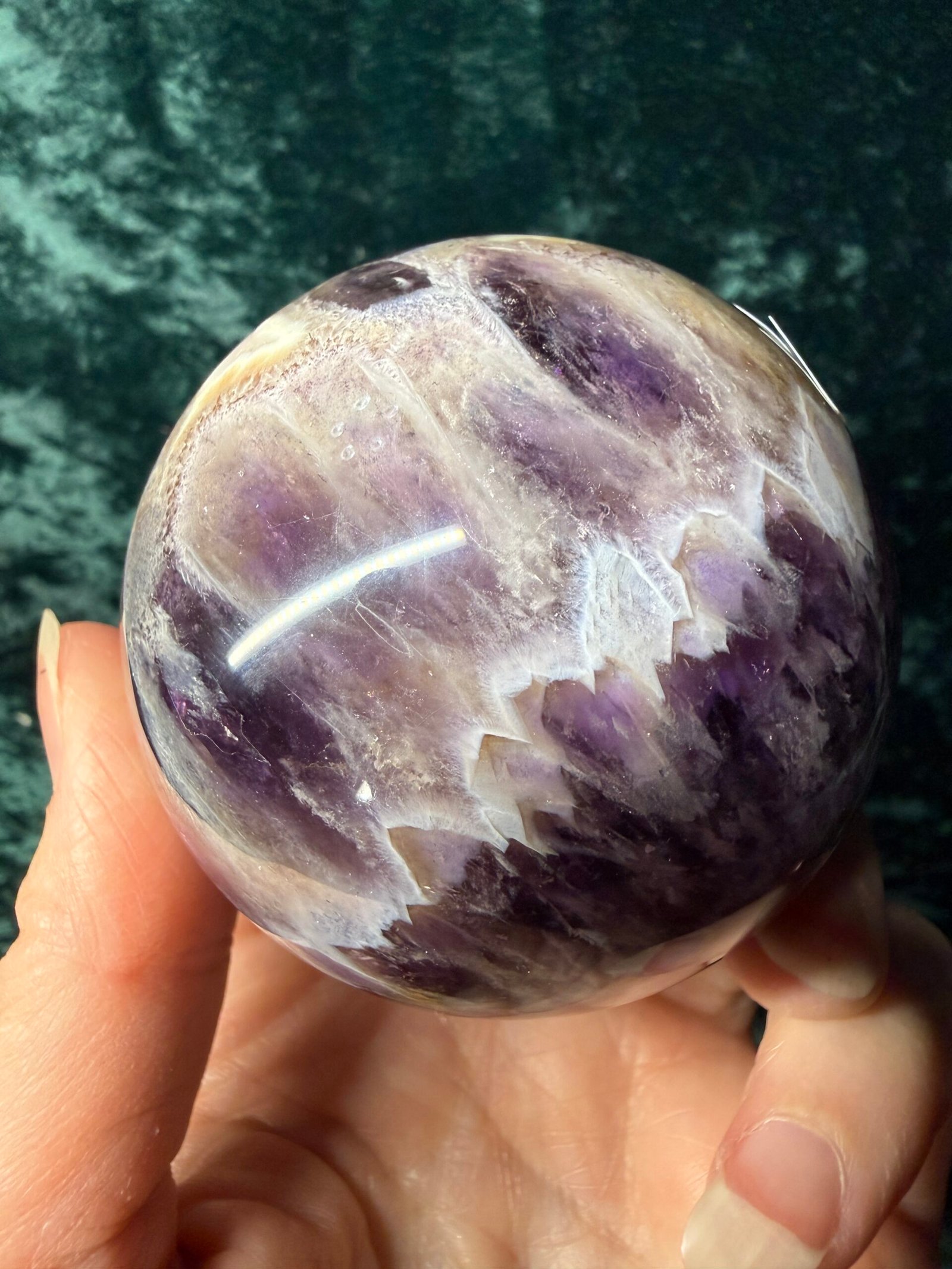 Chevron Amethyst (Dream) Sphere - Image 9