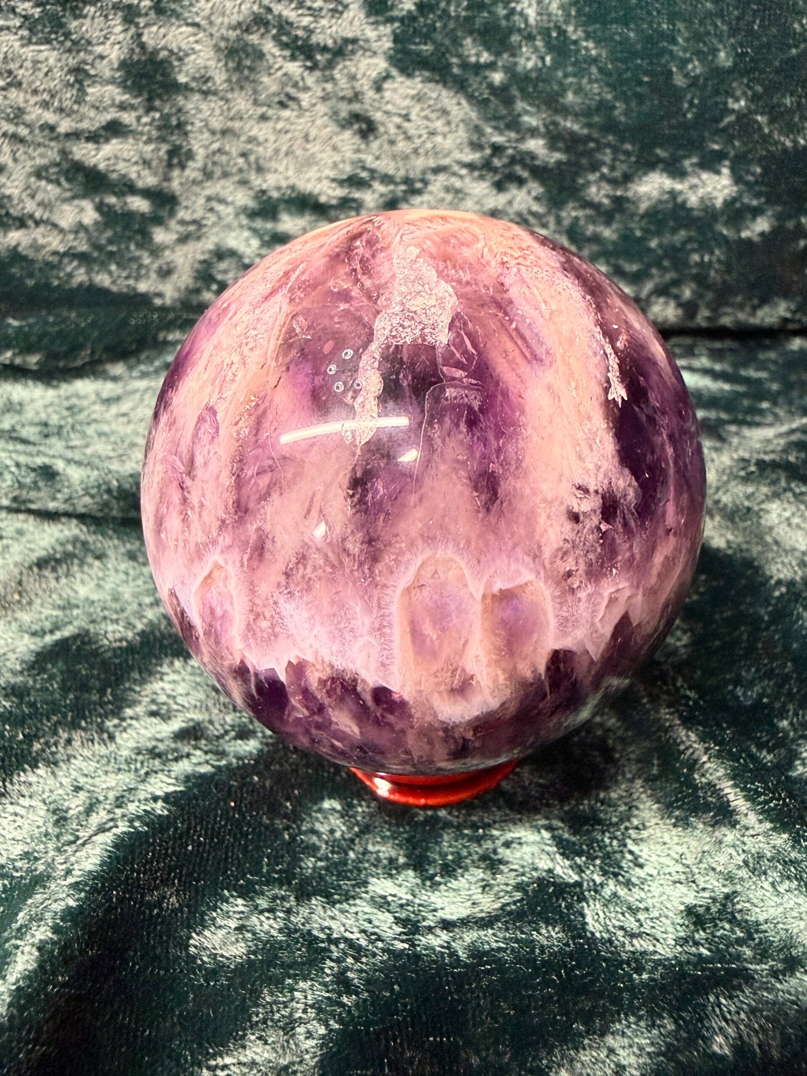 Chevron (Dream) Amethyst Sphere - Image 3