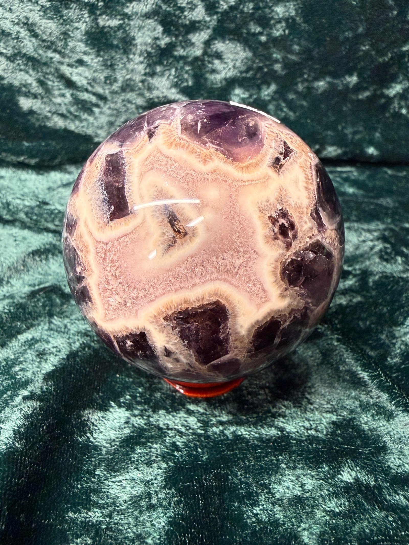 Chevron (Dream) Amethyst Sphere - Image 2