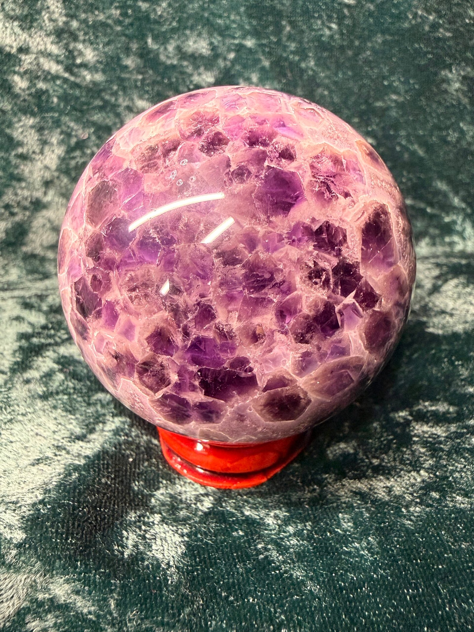 Chevron (Dream) Amethyst Sphere - Image 3