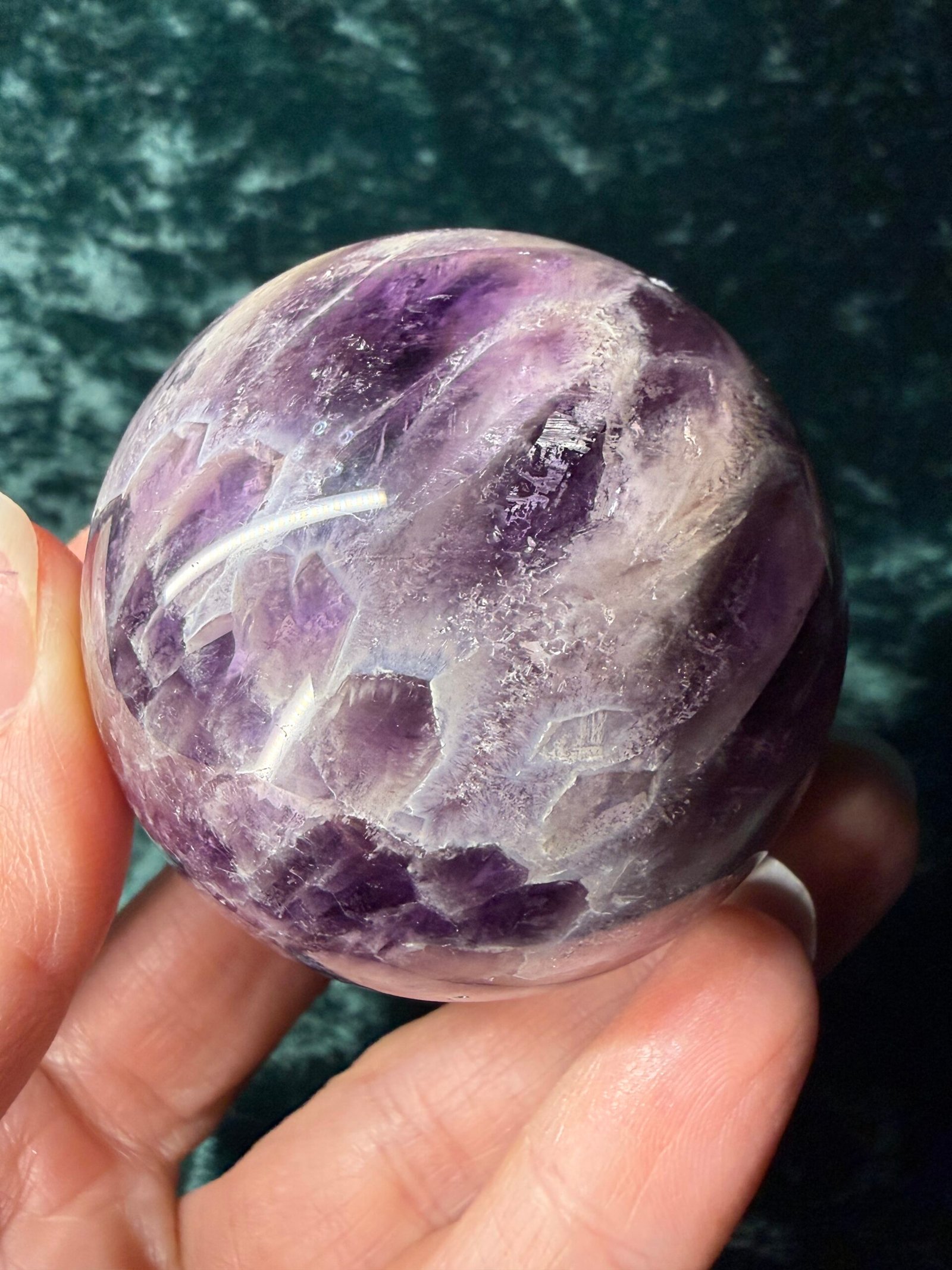 Chevron (Dream) Amethyst Sphere - Image 4