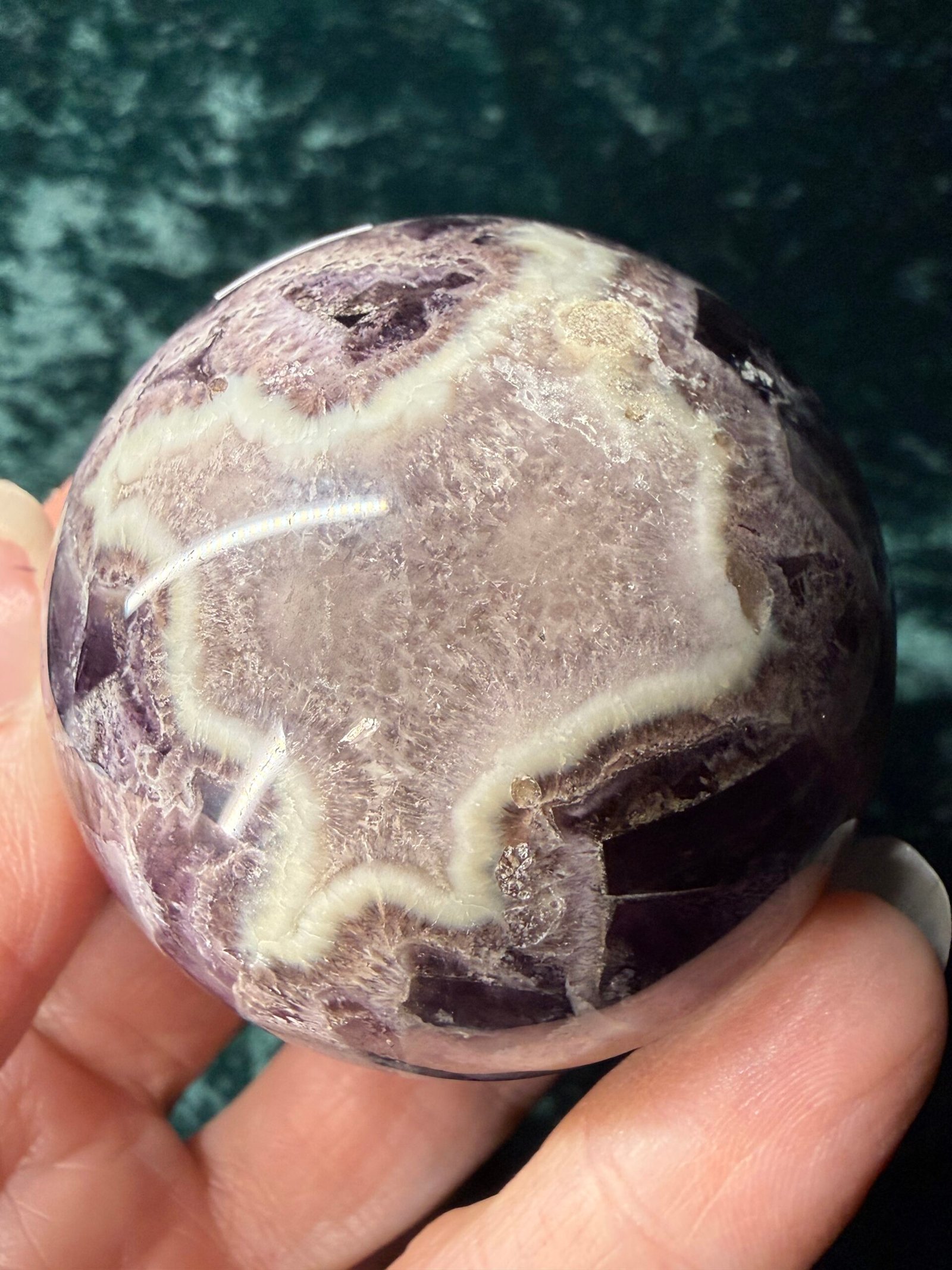 Chevron (Dream) Amethyst Sphere - Image 5