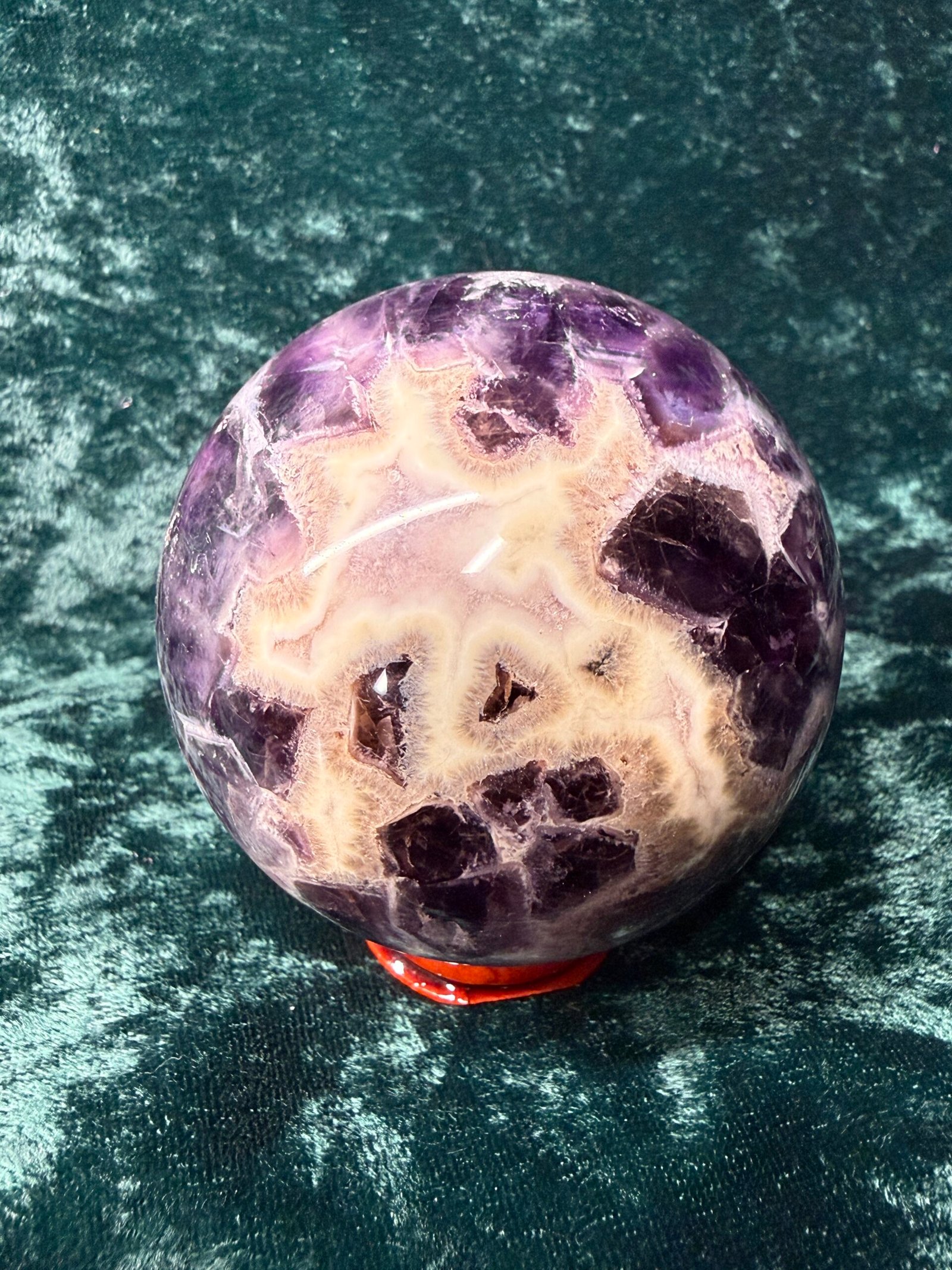 Chevron (Dream) Amethyst Sphere - Image 2