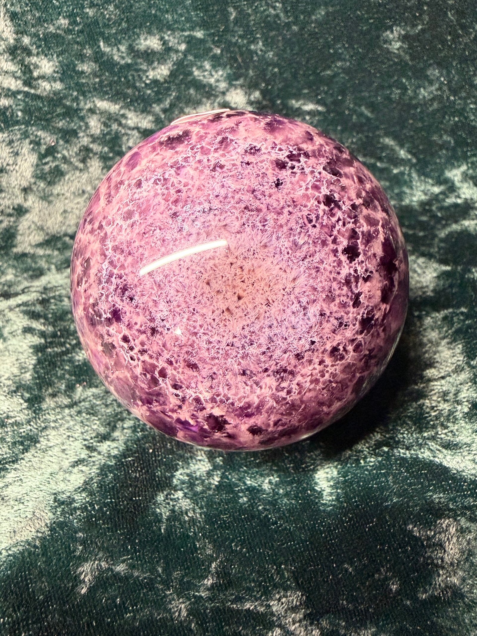 Chevron (Dream) Amethyst Sphere