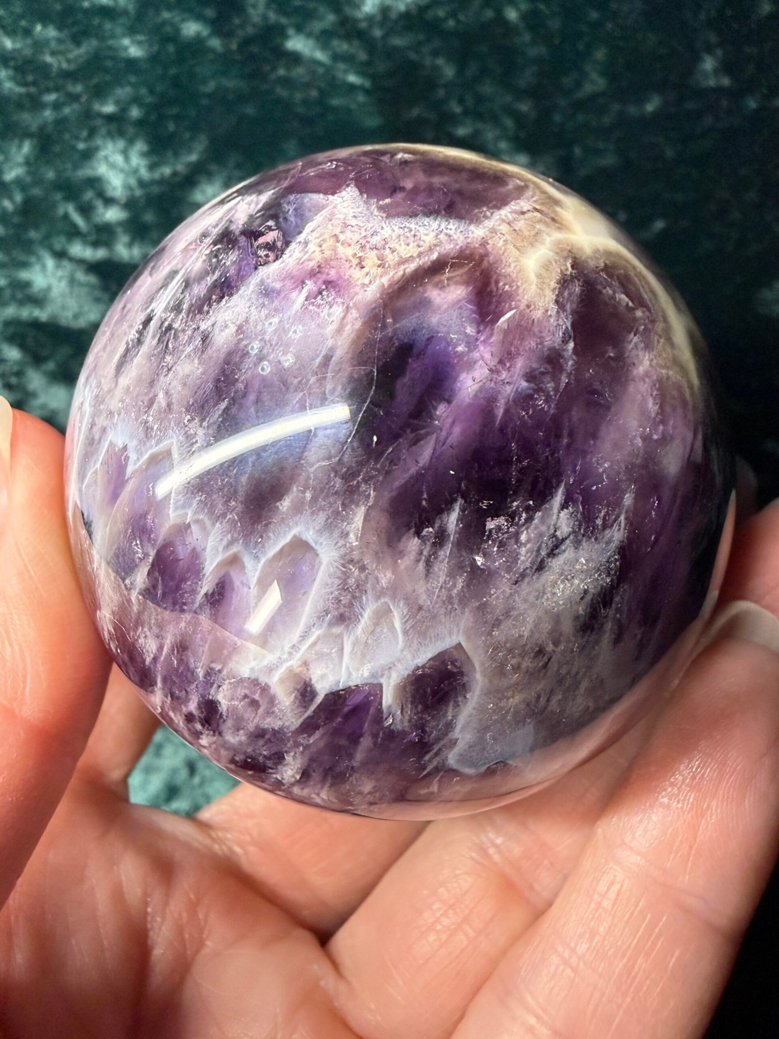 Chevron (Dream) Amethyst Sphere - Image 5