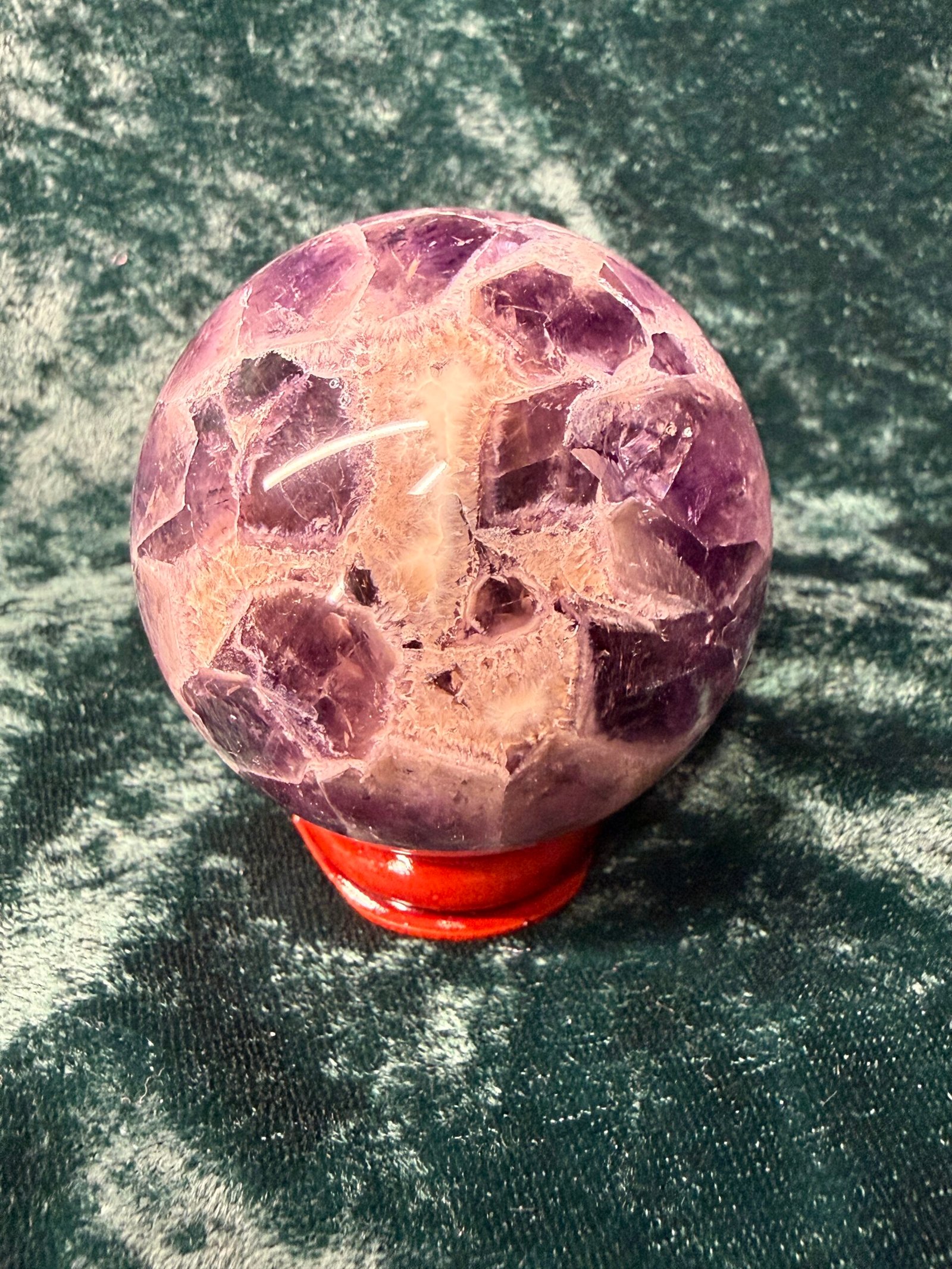 Chevron (Dream) Amethyst Sphere - Image 2