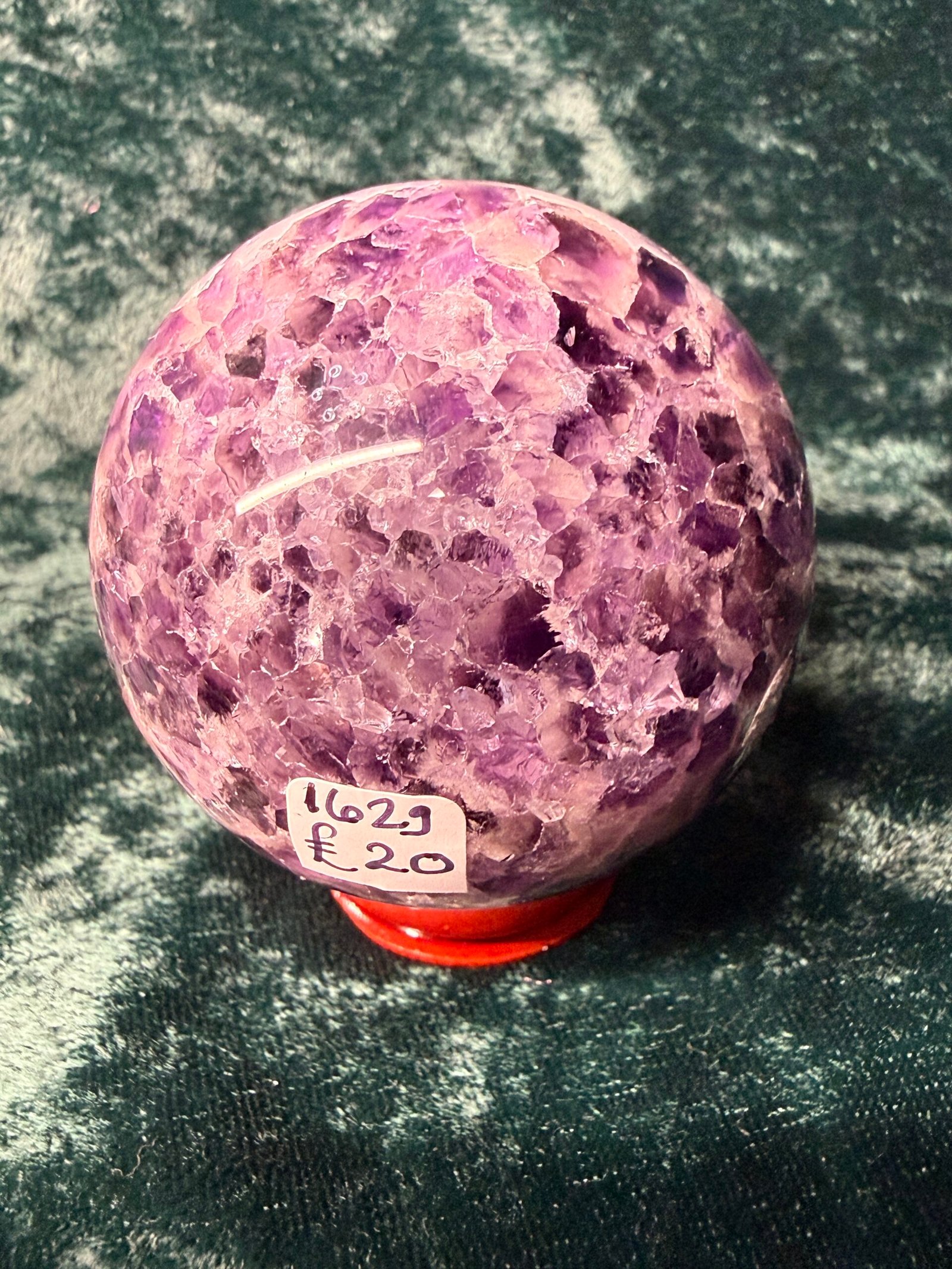 Chevron (Dream) Amethyst Sphere