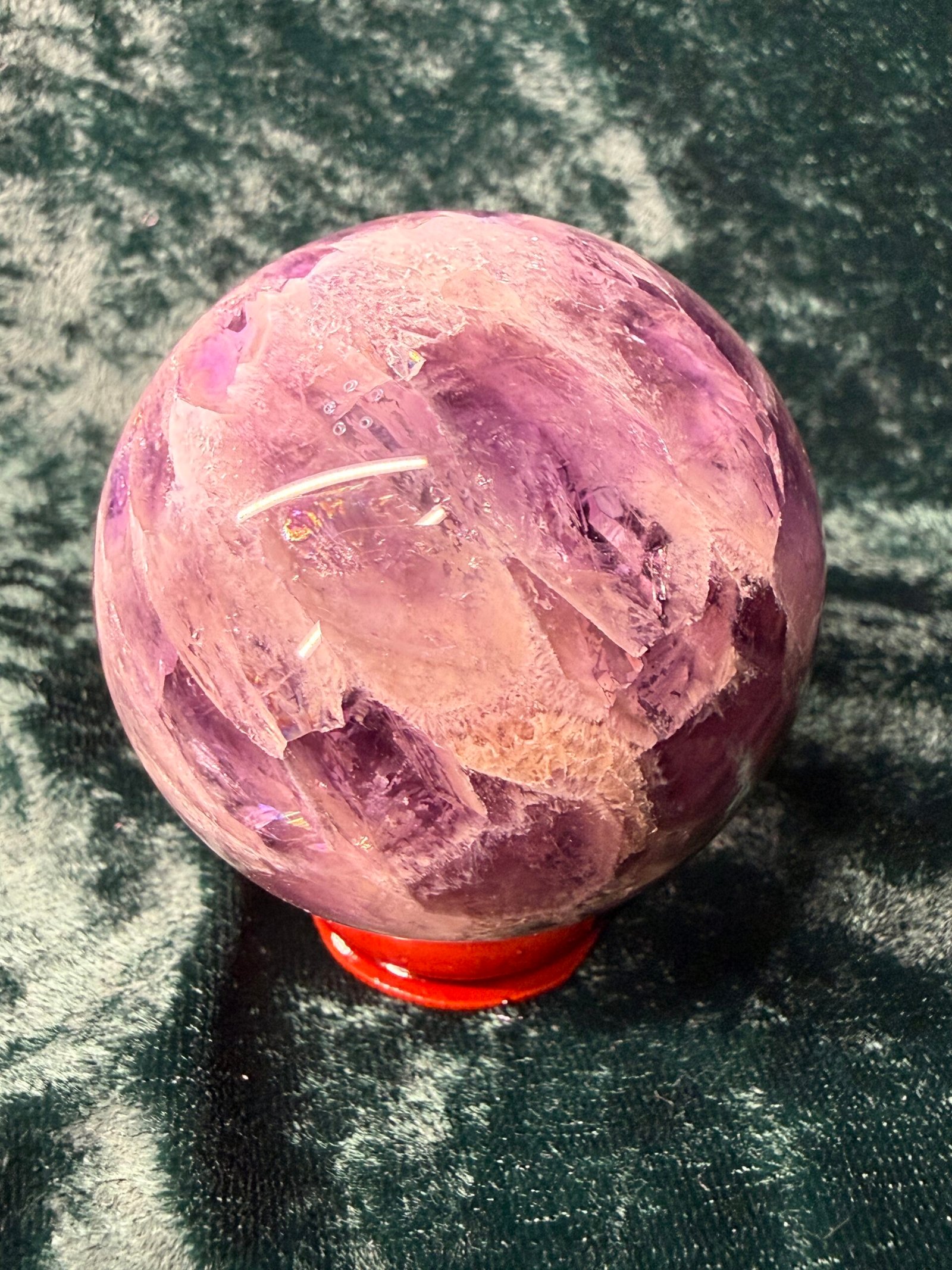 Chevron (Dream) Amethyst Sphere - Image 4