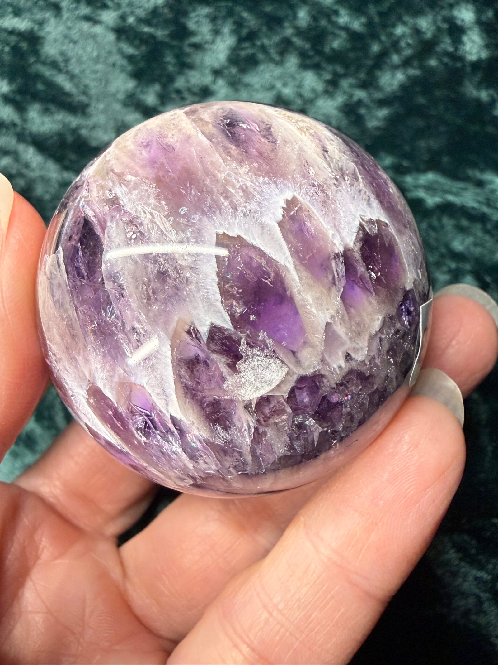 Chevron (Dream) Amethyst Sphere - Image 5