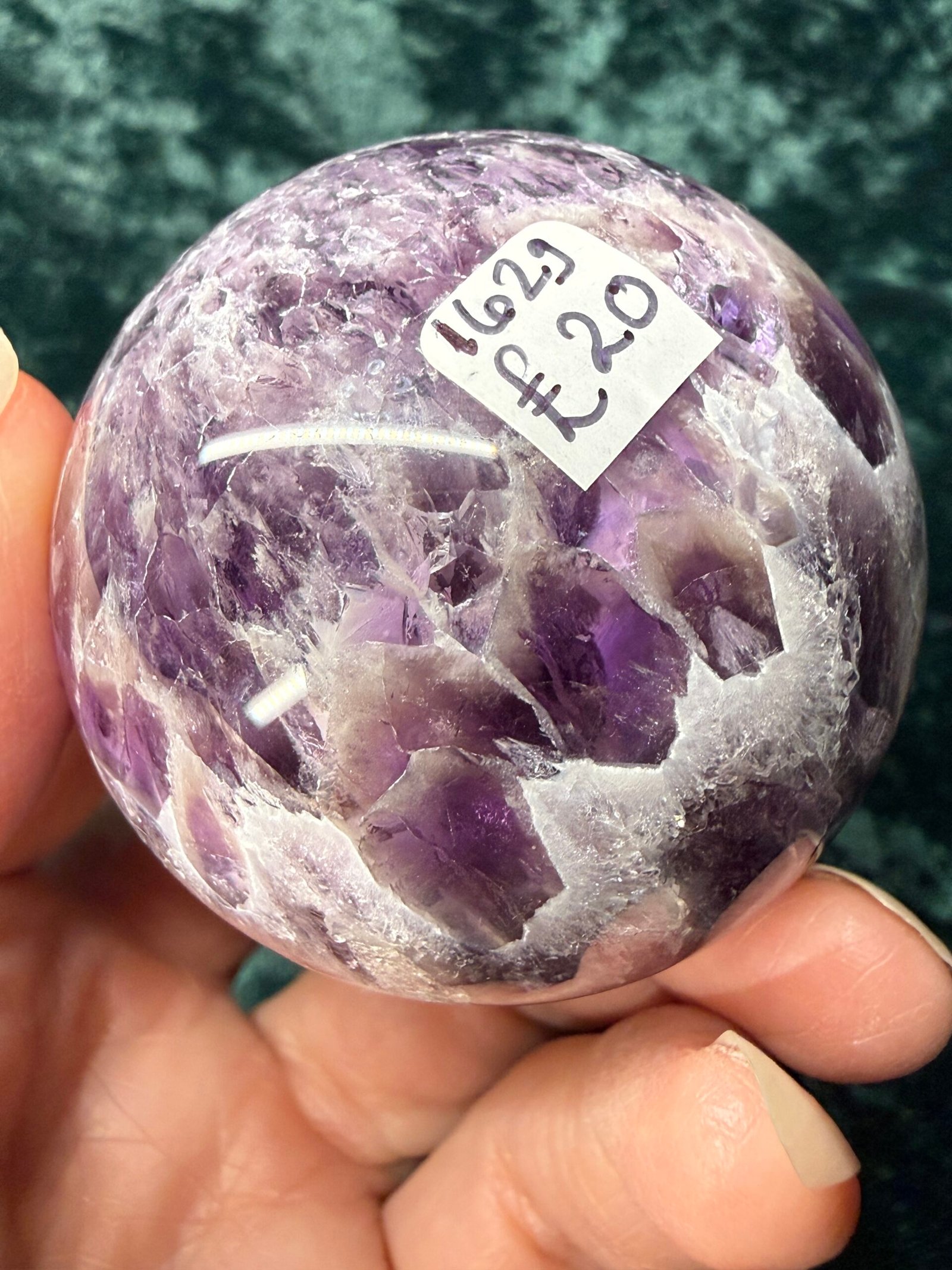 Chevron (Dream) Amethyst Sphere - Image 6