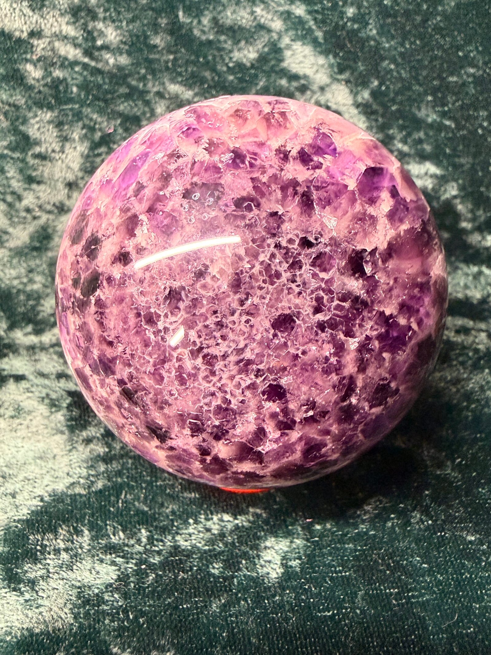 Chevron (Dream) Amethyst Sphere - Image 3