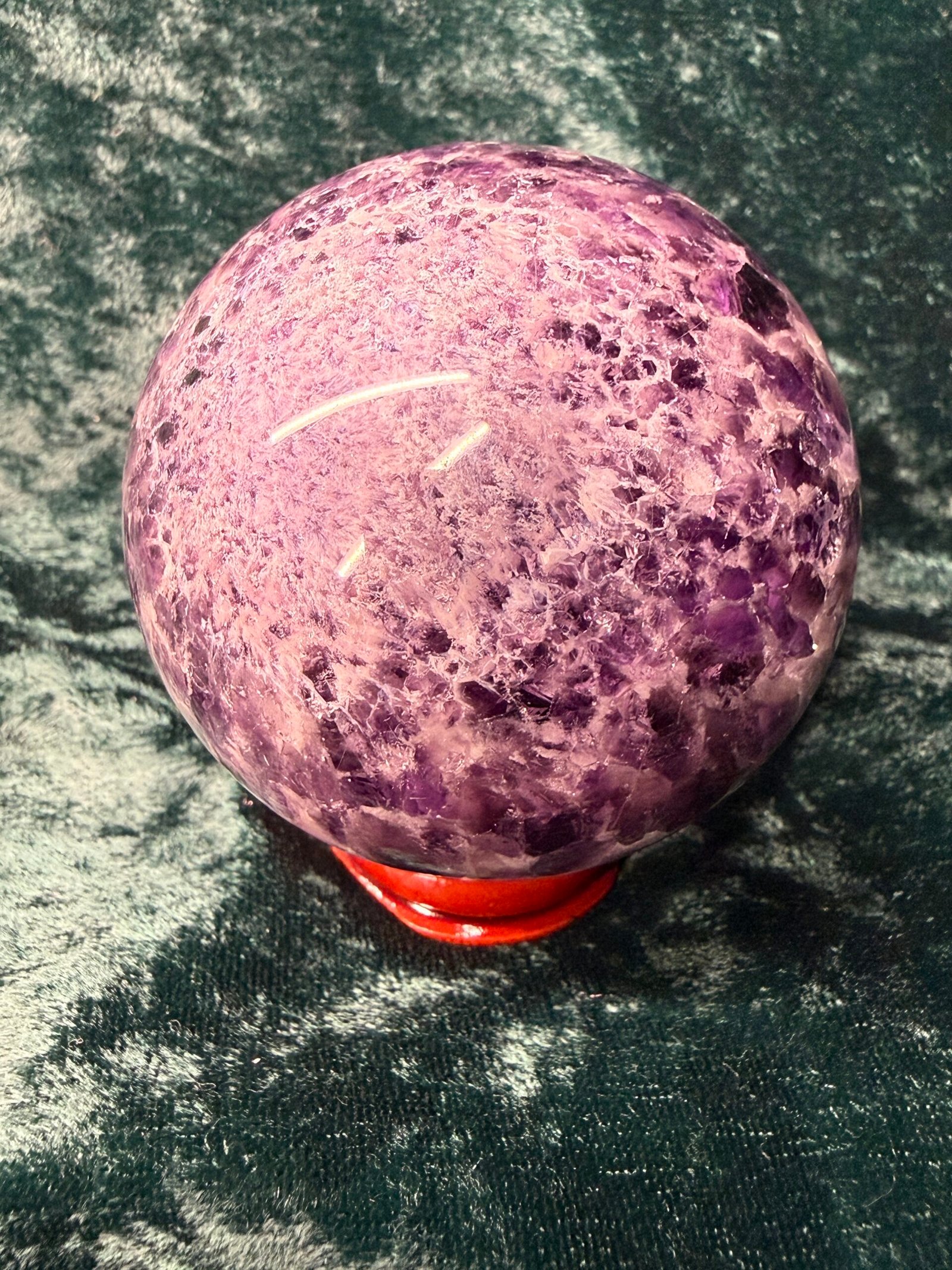 Chevron (Dream) Amethyst Sphere - Image 2