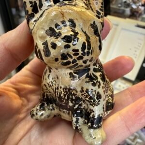 Picture Jasper French Bull Dog Carving