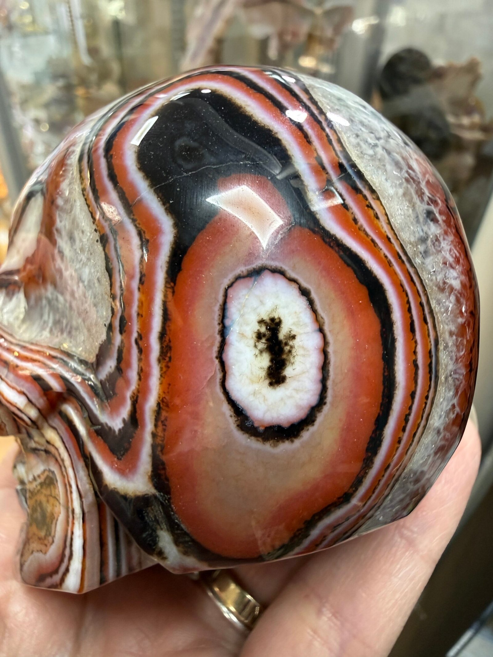 Sardonyx Skull Carving - Image 6