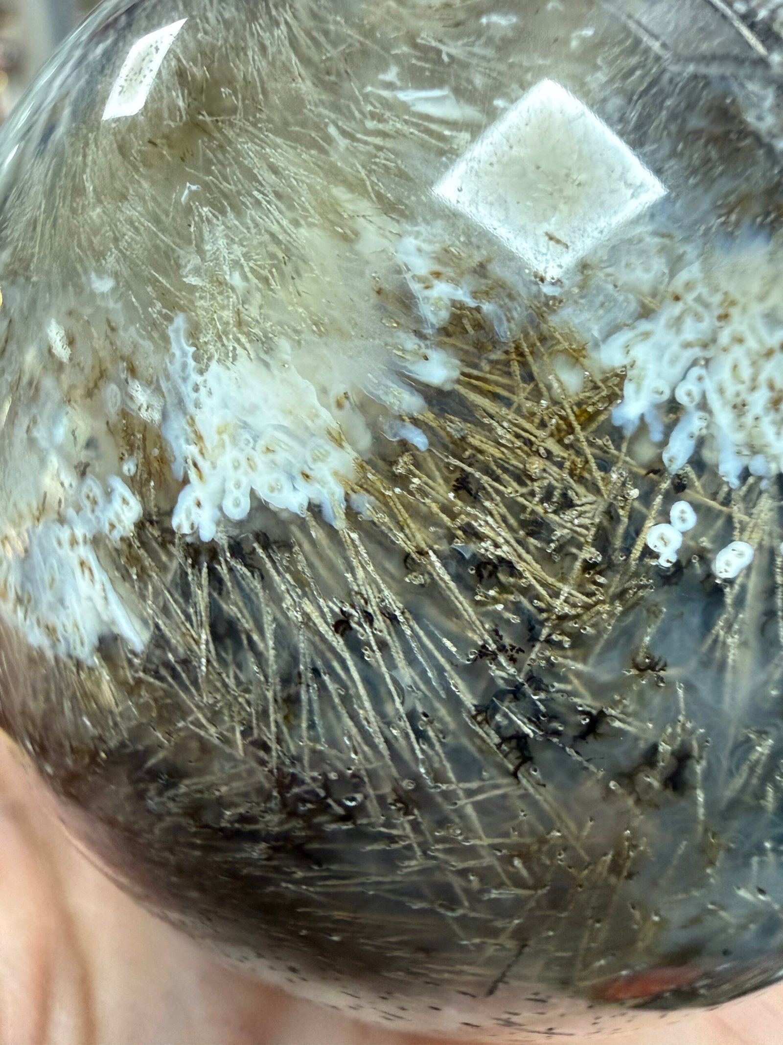 Sagenite Agate Sphere - Image 3