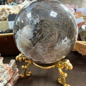 Sagenite Agate Sphere