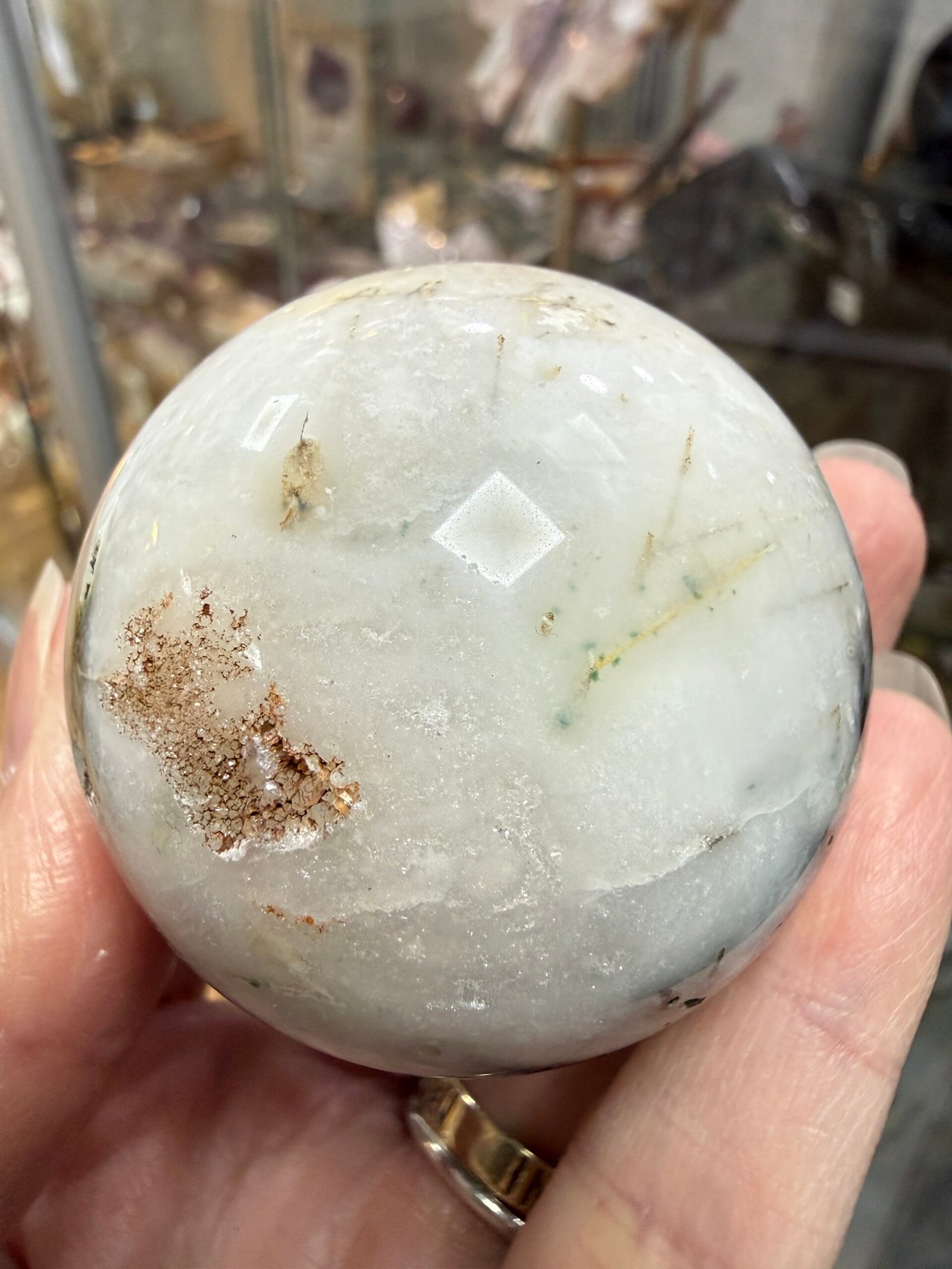 Sagenite Agate Sphere - Image 5