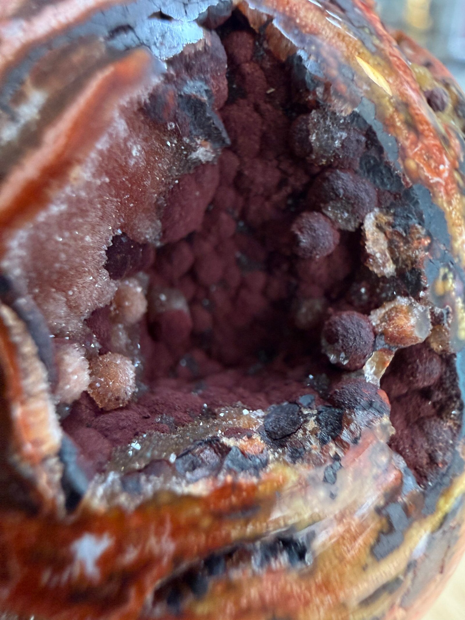 Orbicular Ocean Jasper Sphere - Image 8