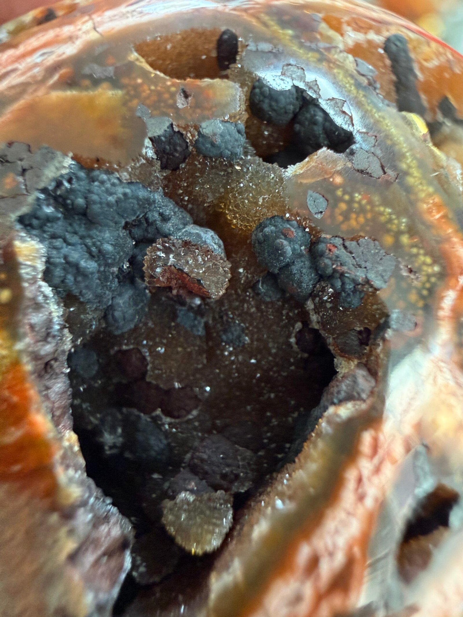 Orbicular Ocean Jasper Sphere - Image 10