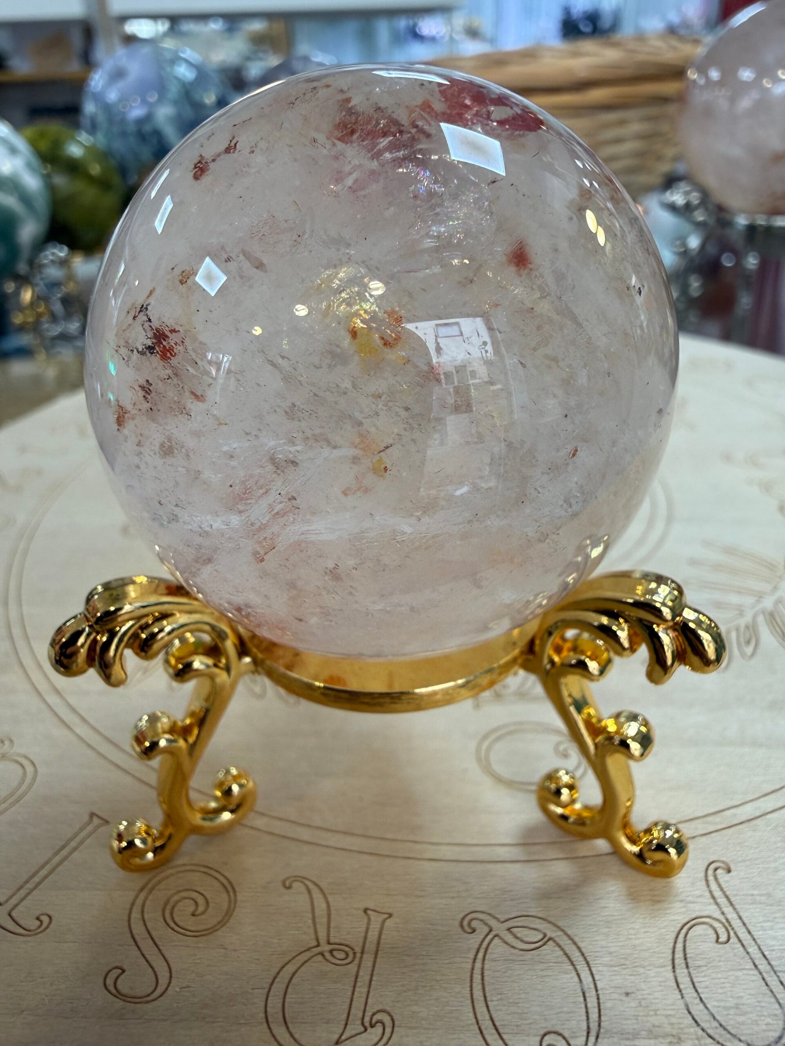Azeztulite Quartz Sphere