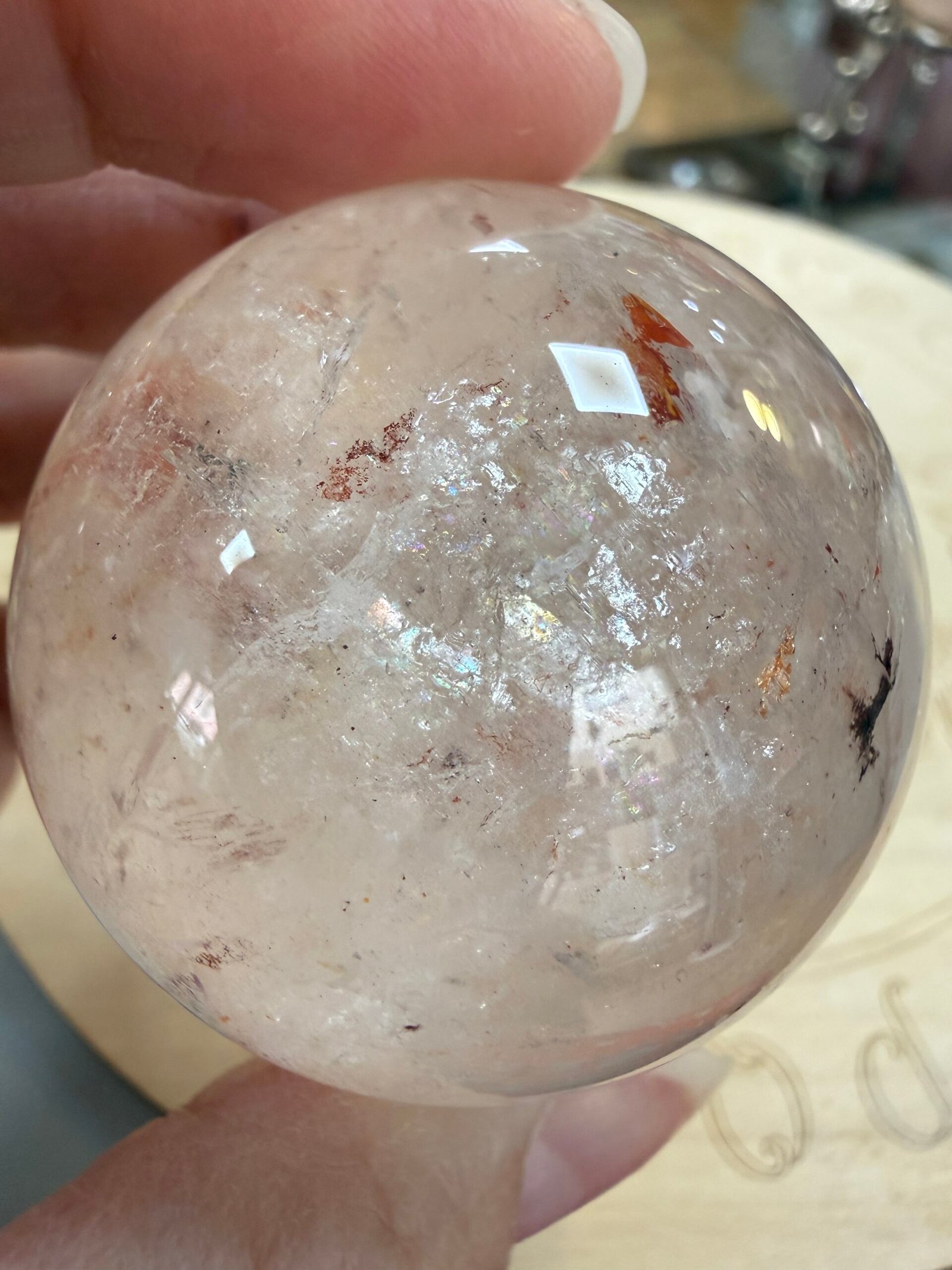 Azeztulite Quartz Sphere - Image 3