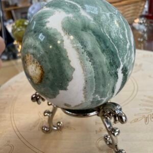 Green Unicorn Jasper Sphere