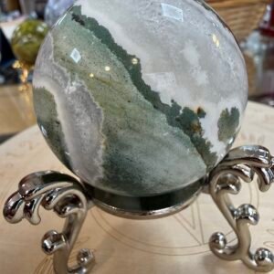 Green Unicorn Jasper Sphere