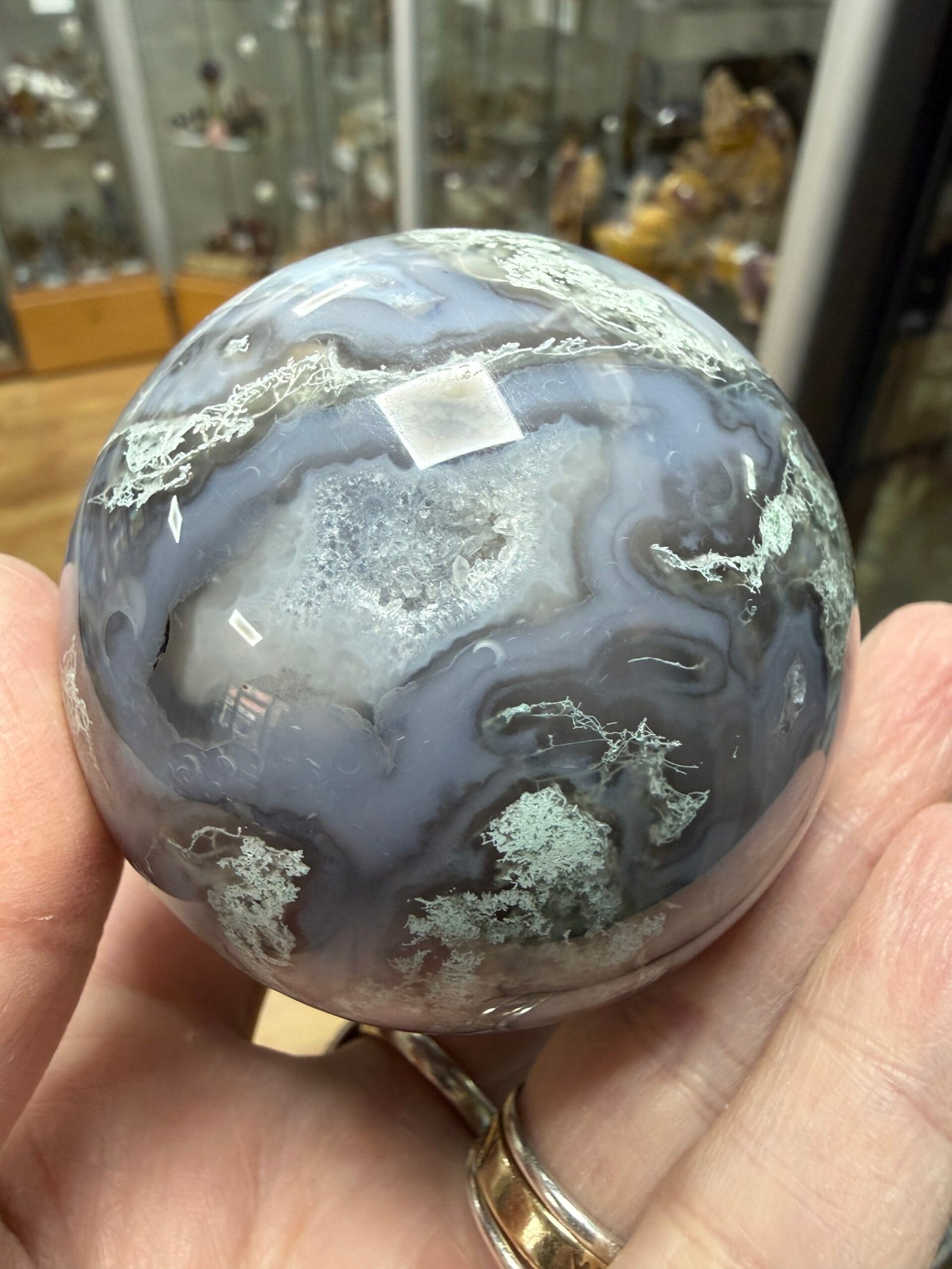 Moss Agate Sphere