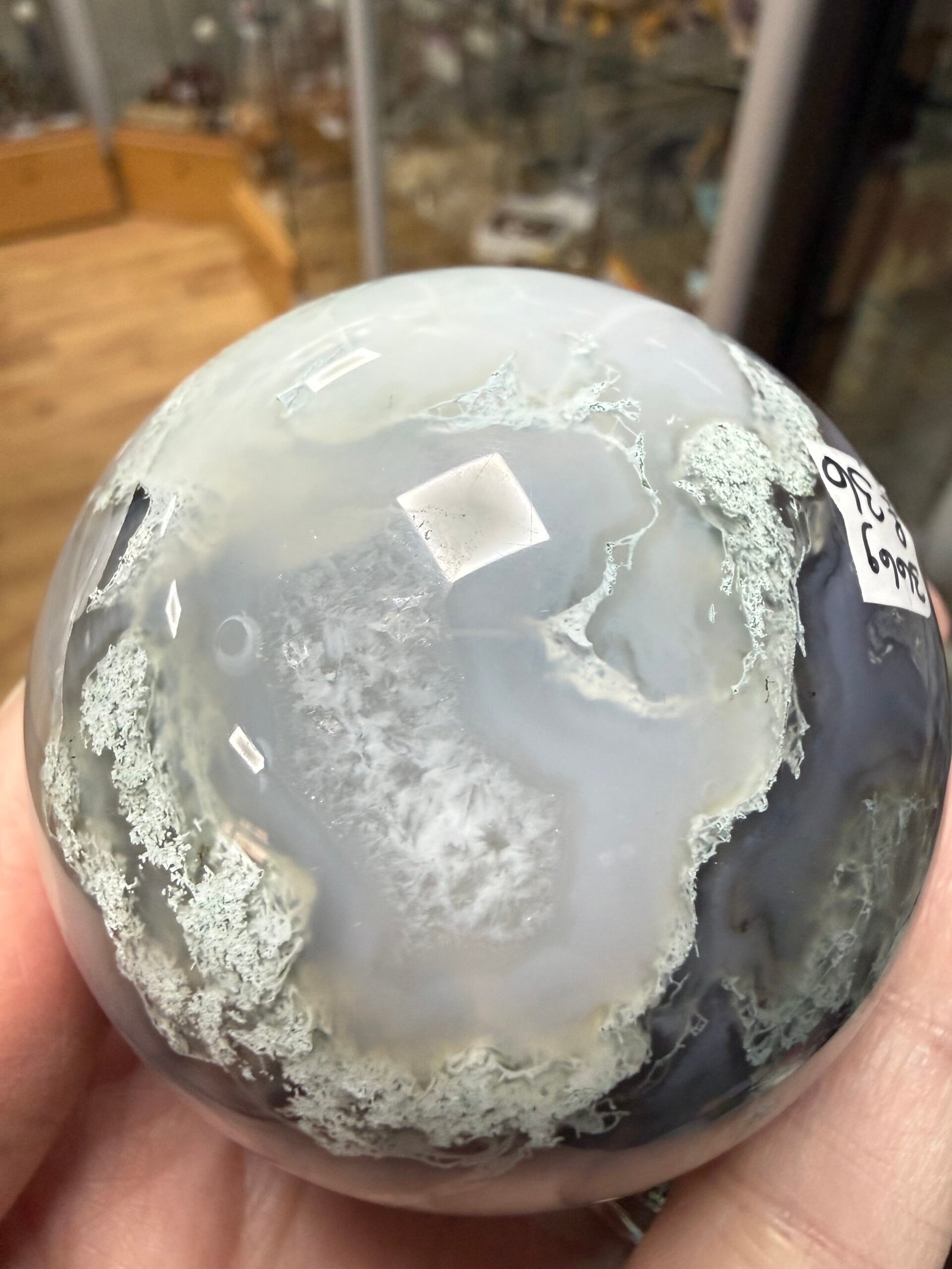 Moss Agate Sphere - Image 6