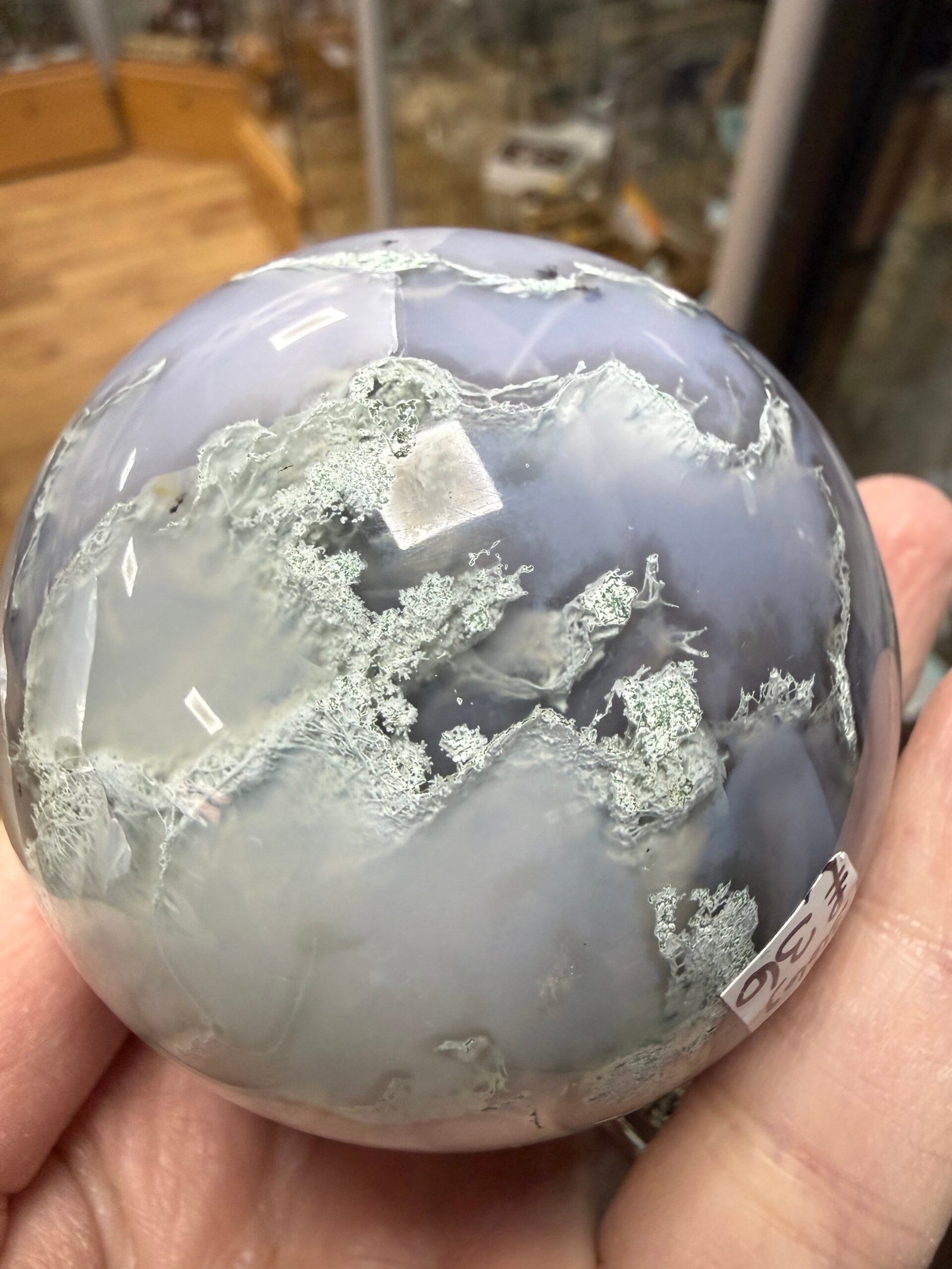 Moss Agate Sphere - Image 7