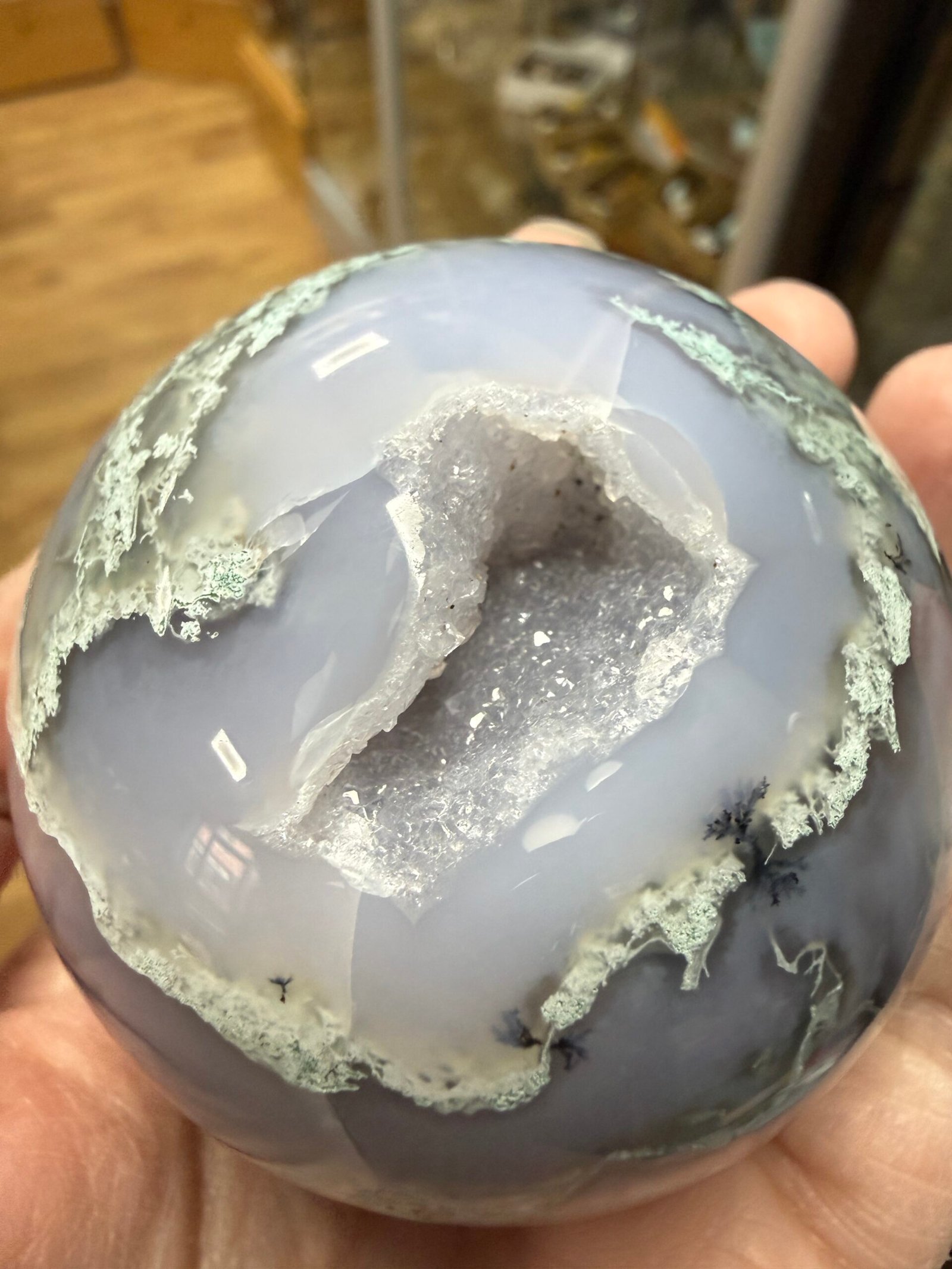 Moss Agate Sphere - Image 8
