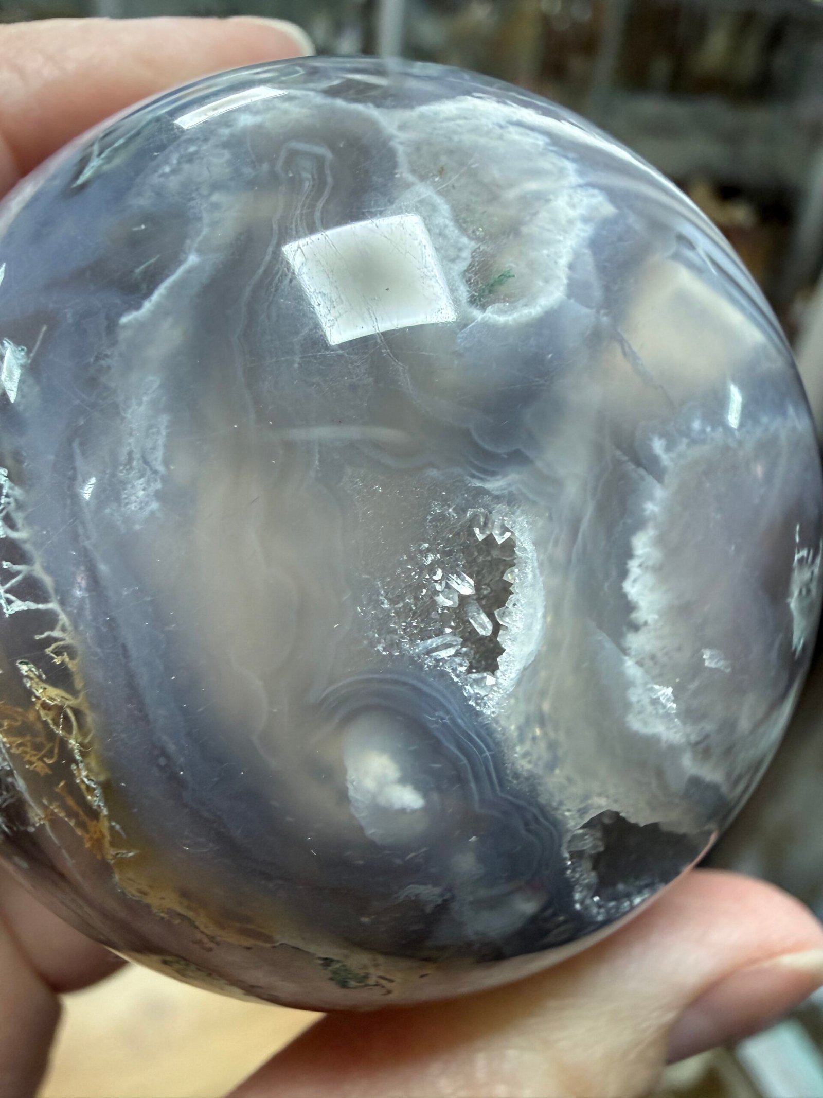 Moss Agate Sphere - Image 6
