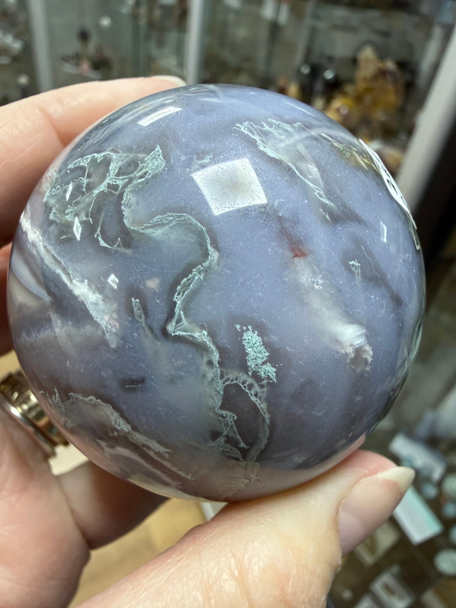 Moss Agate Sphere - Image 7
