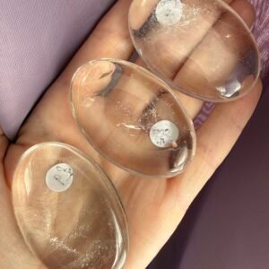 Clear Quartz Palm Stone