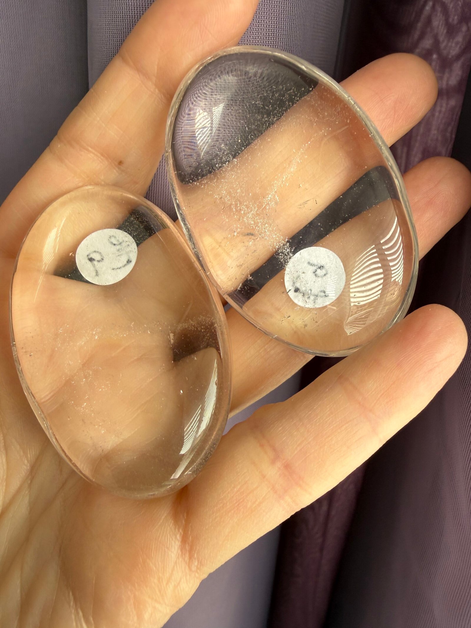 Clear Quartz Palm Stone - Image 4
