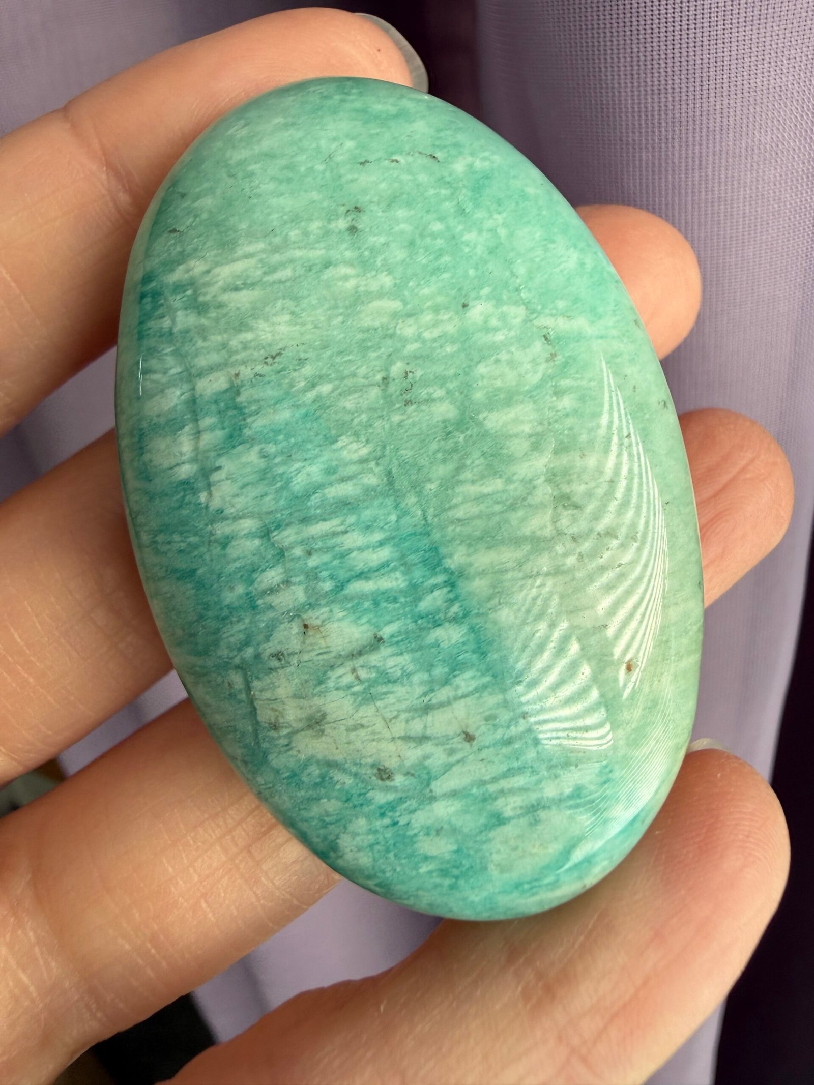 Amazonite Palm Stone - Image 3