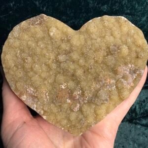 Rainbow Amethyst Heart on Stand