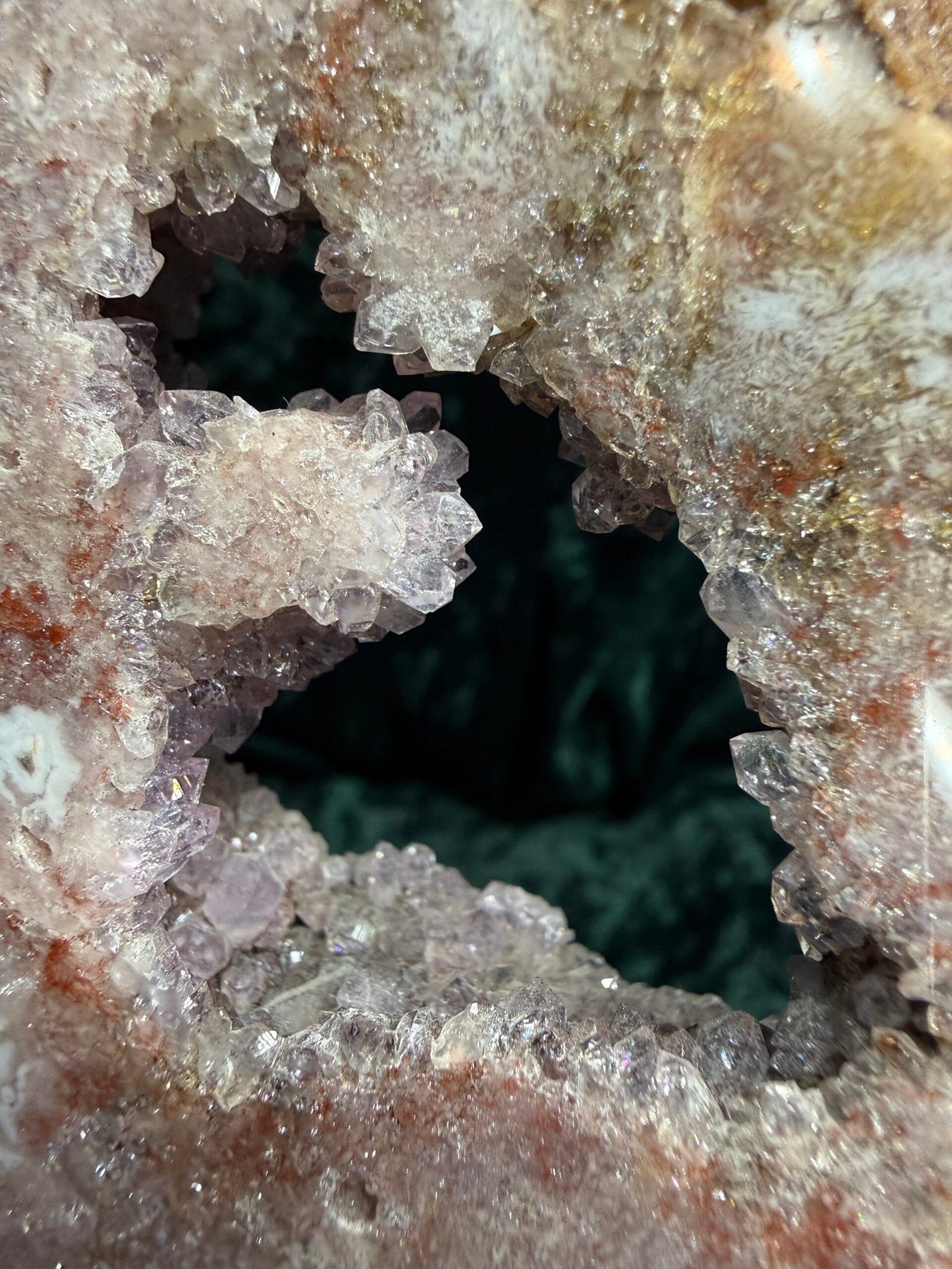 Pink Amethyst Polished Slice on Stand - Image 10