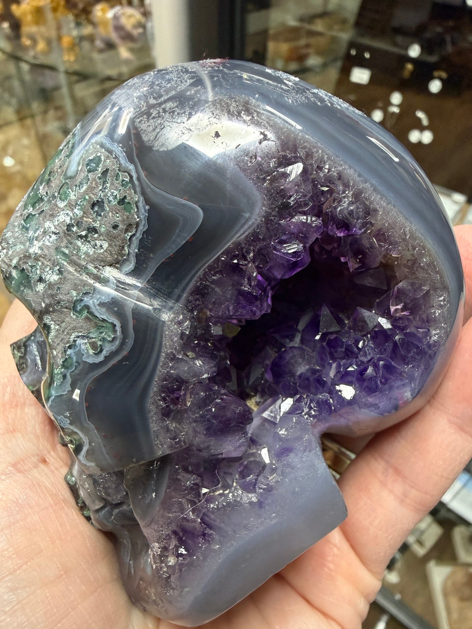 Brazilian Amethyst Skull