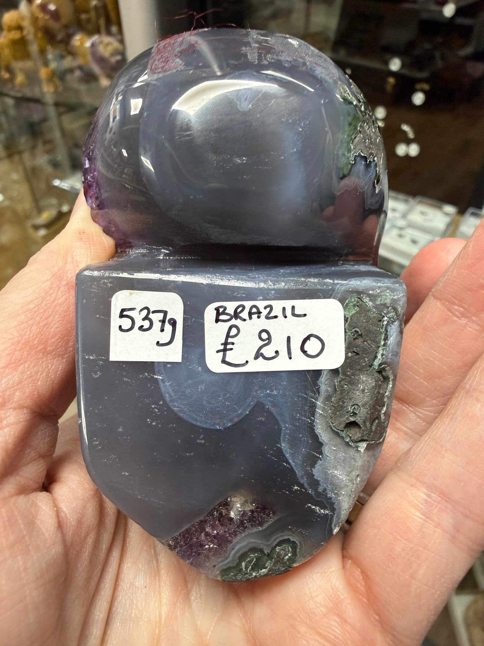 Brazilian Amethyst Skull - Image 8
