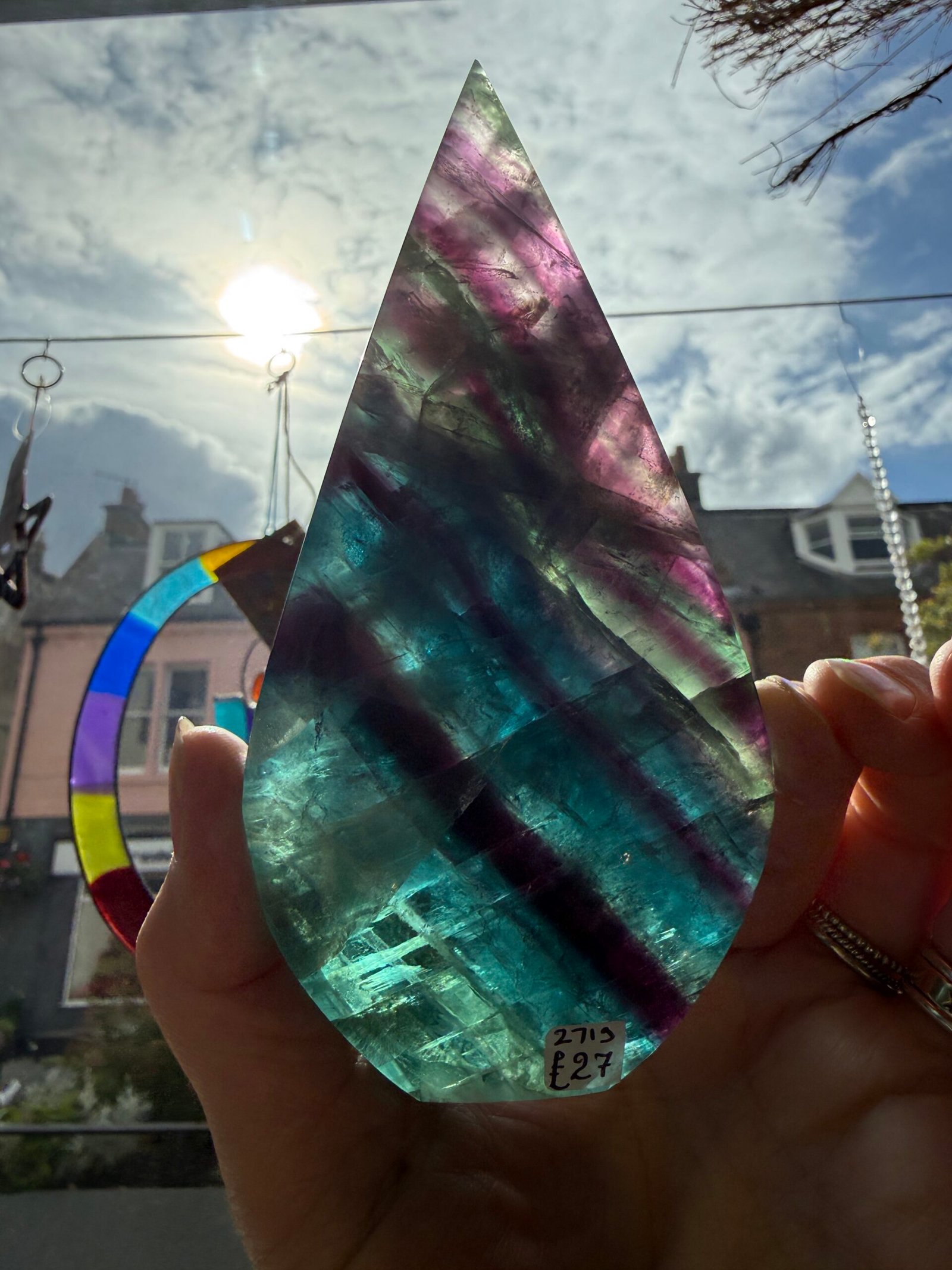 Rainbow Fluorite Freeform