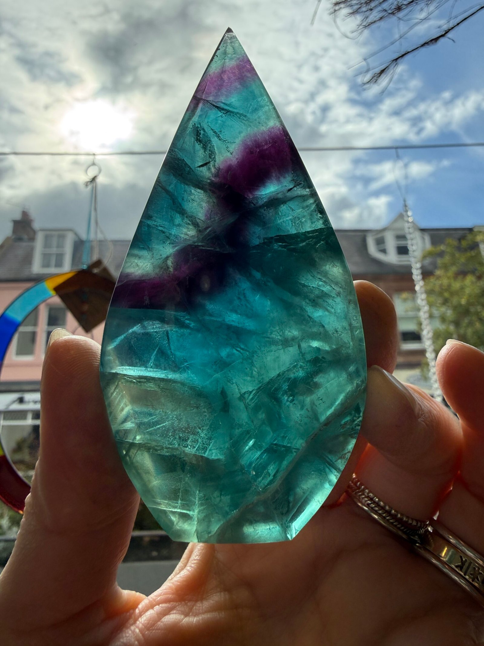 Rainbow Fluorite Freeform