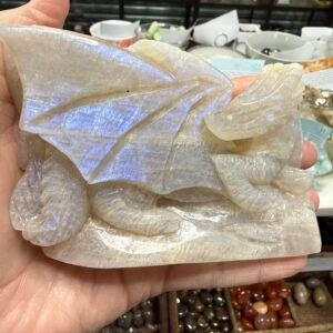 Moonstone Dragon Carving