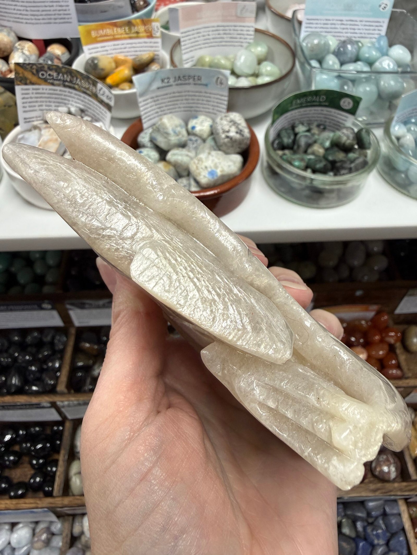 Moonstone Dragon Carving - Image 8